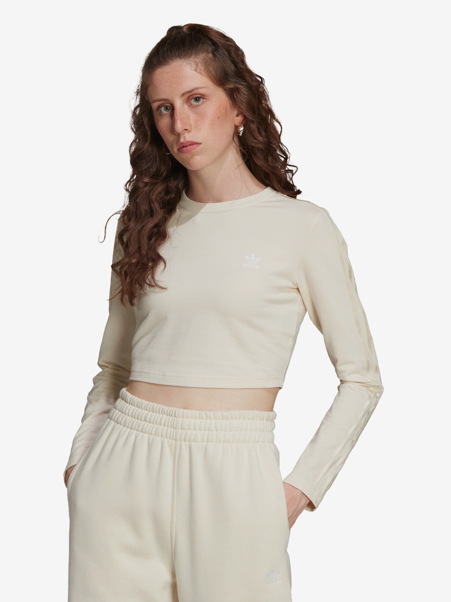 adidas Originals Crop top Bílá - Pepit.cz