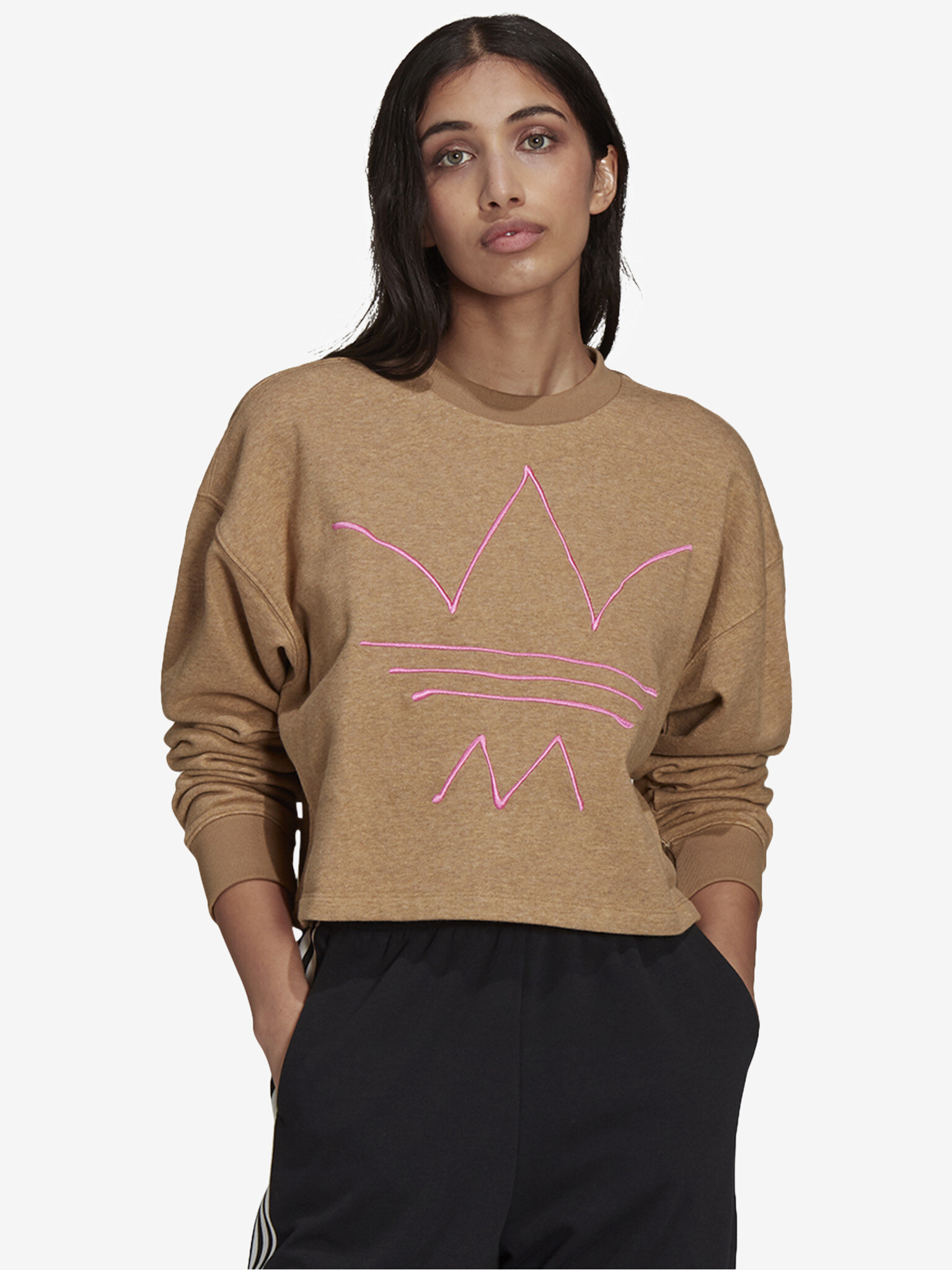 adidas Originals Mikina Hnědá - Pepit.cz