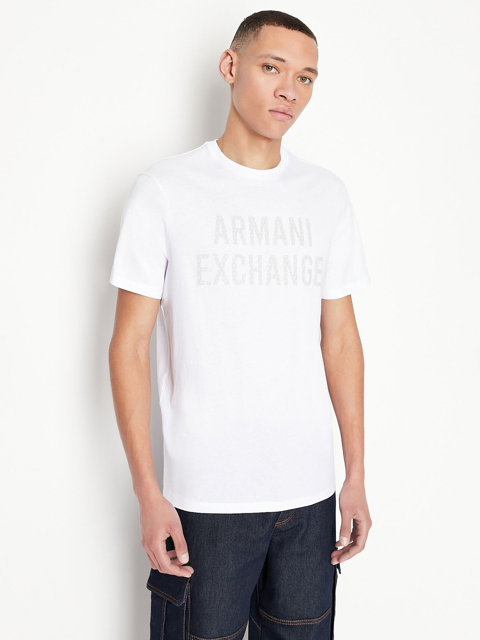 Armani Exchange Triko Bílá - Pepit.cz