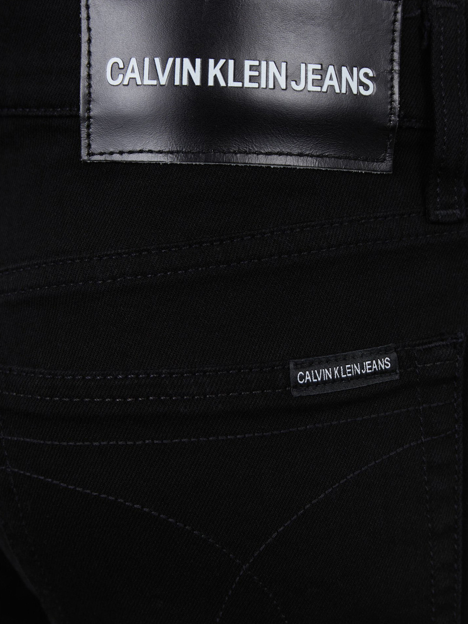 Calvin Klein Jeans 026 Slim Jeans Černá - Pepit.cz