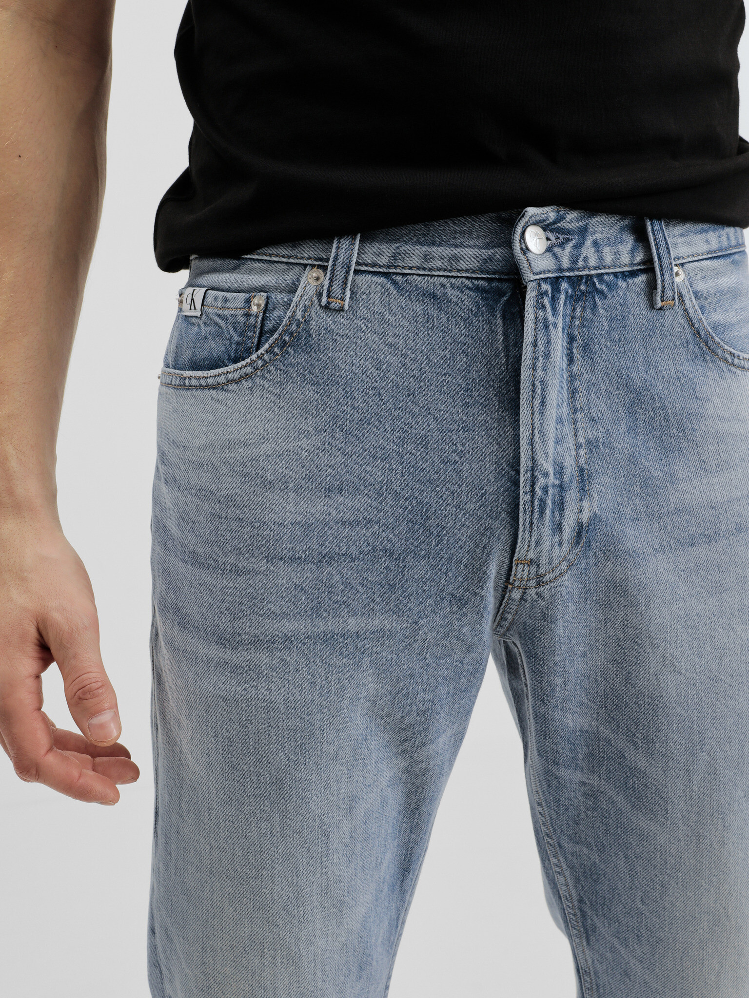 Calvin Klein Jeans Dad Jean Jeans Modrá - Pepit.cz