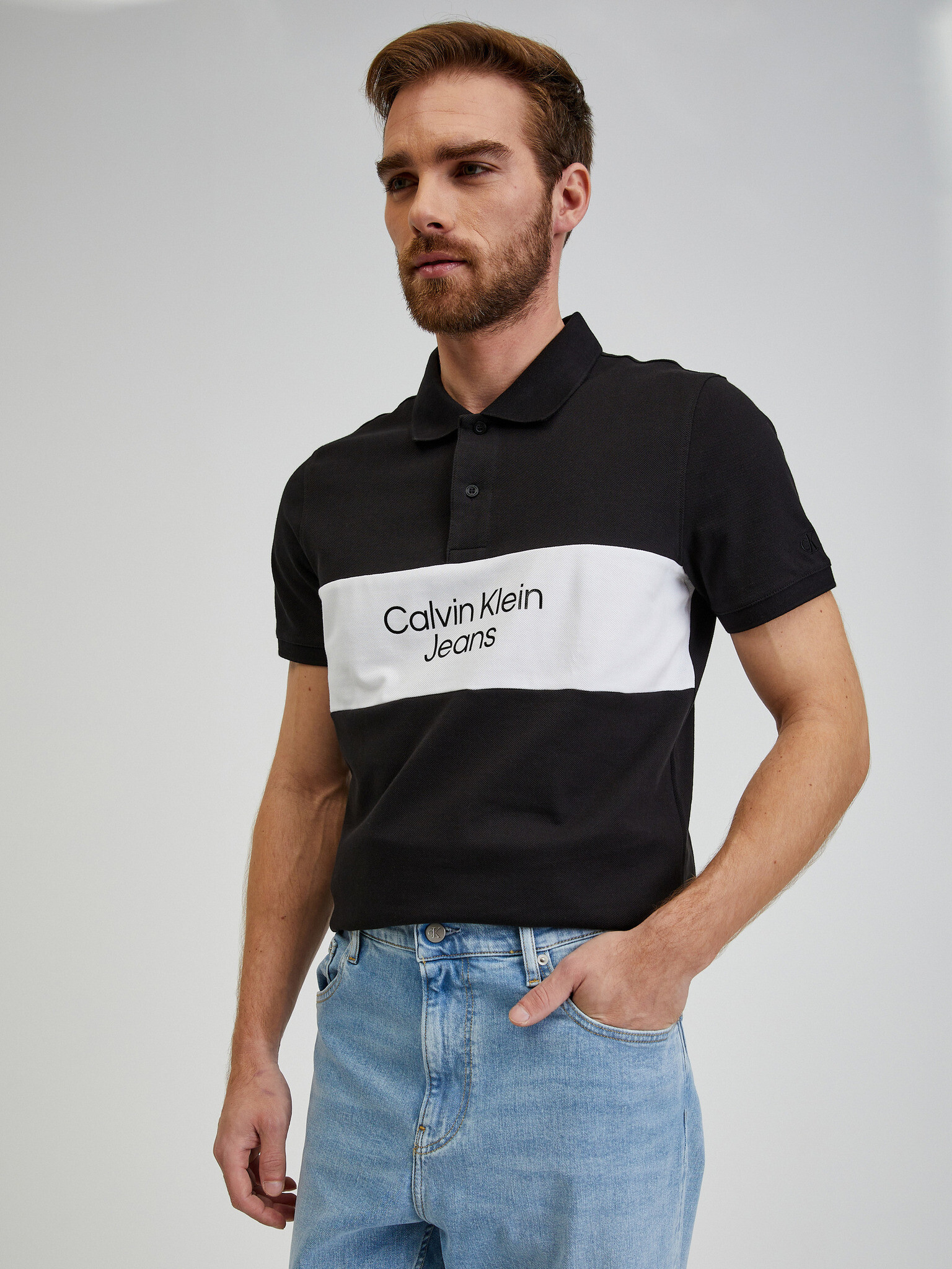 Calvin Klein Jeans Jeans Modrá - Pepit.cz