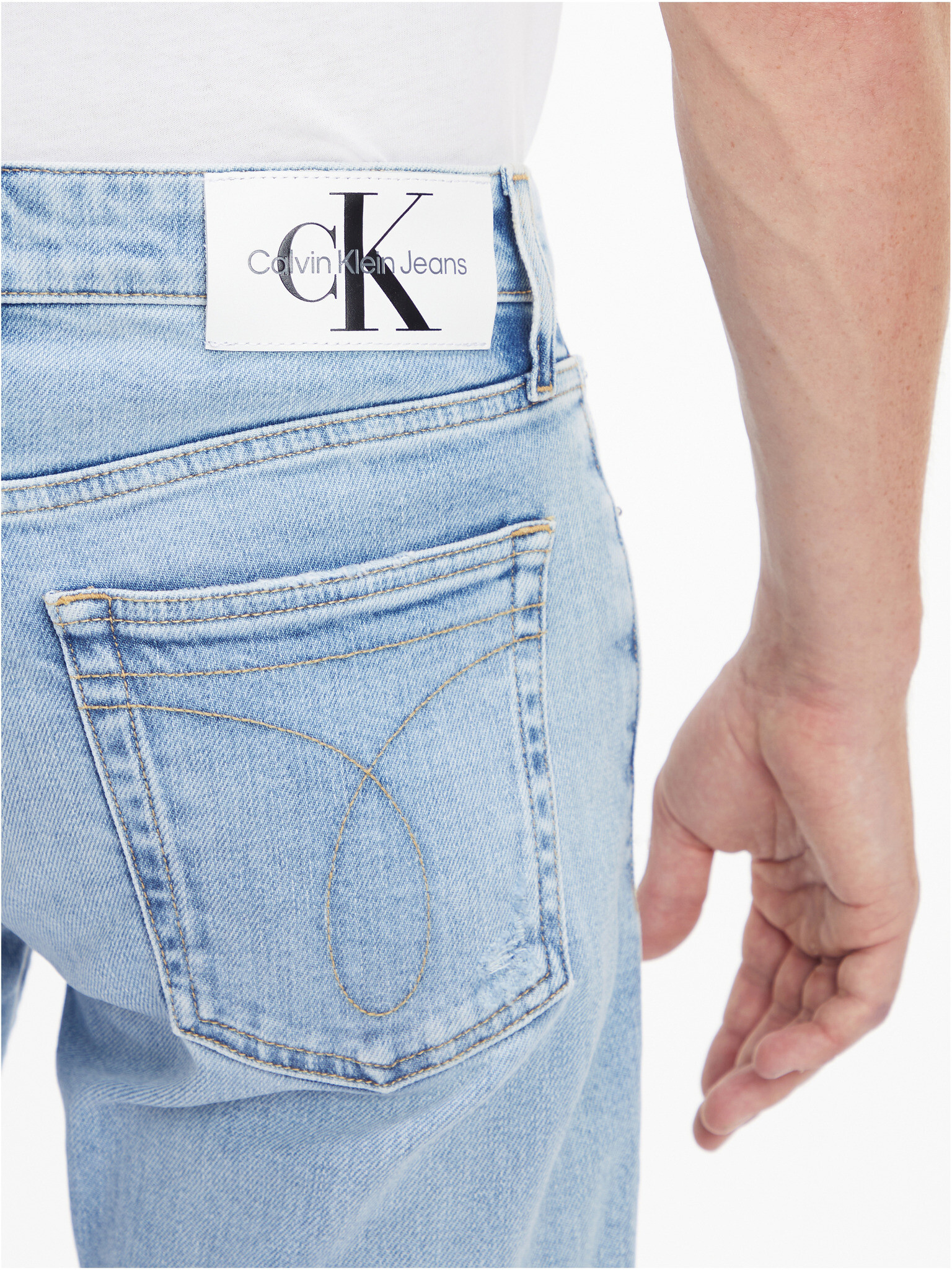 Calvin Klein Jeans Jeans Modrá - Pepit.cz