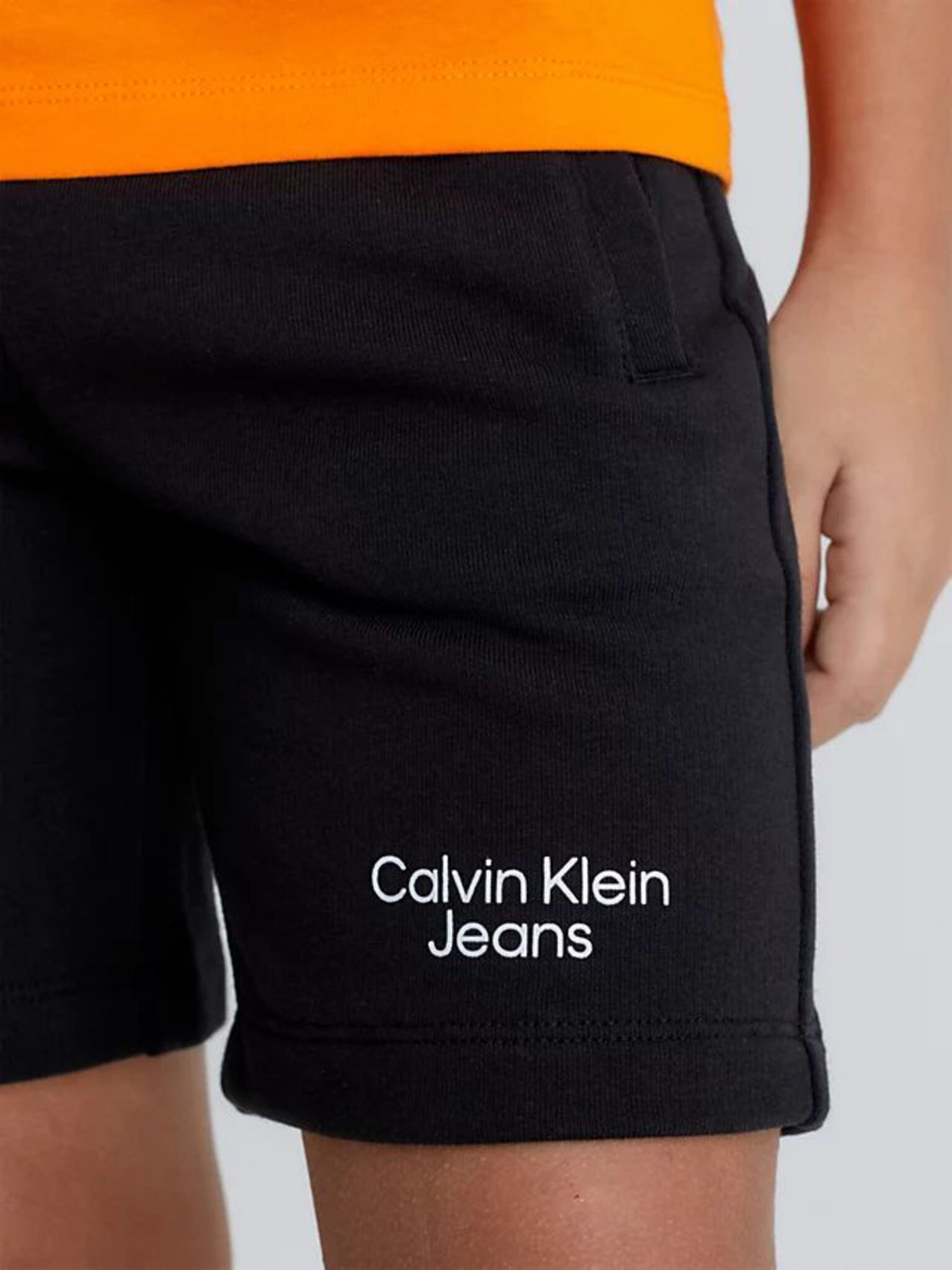 Calvin Klein Jeans Kraťasy dětské Černá - Pepit.cz