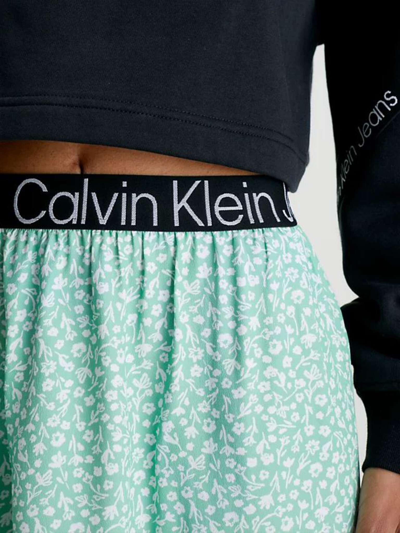 Calvin Klein Jeans Sukně Zelená - Pepit.cz