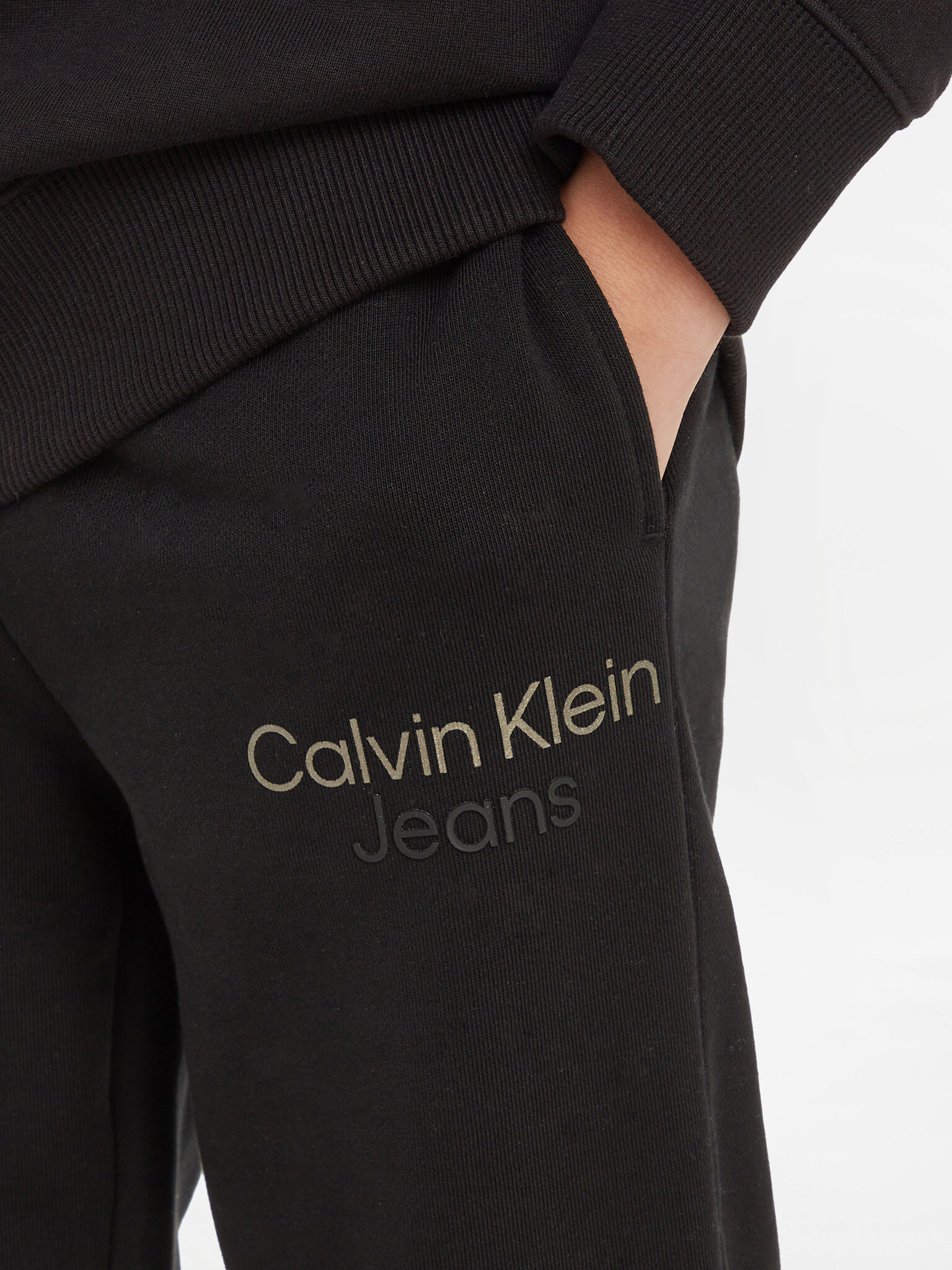 Calvin Klein Jeans Tepláková souprava dětská Černá - Pepit.cz