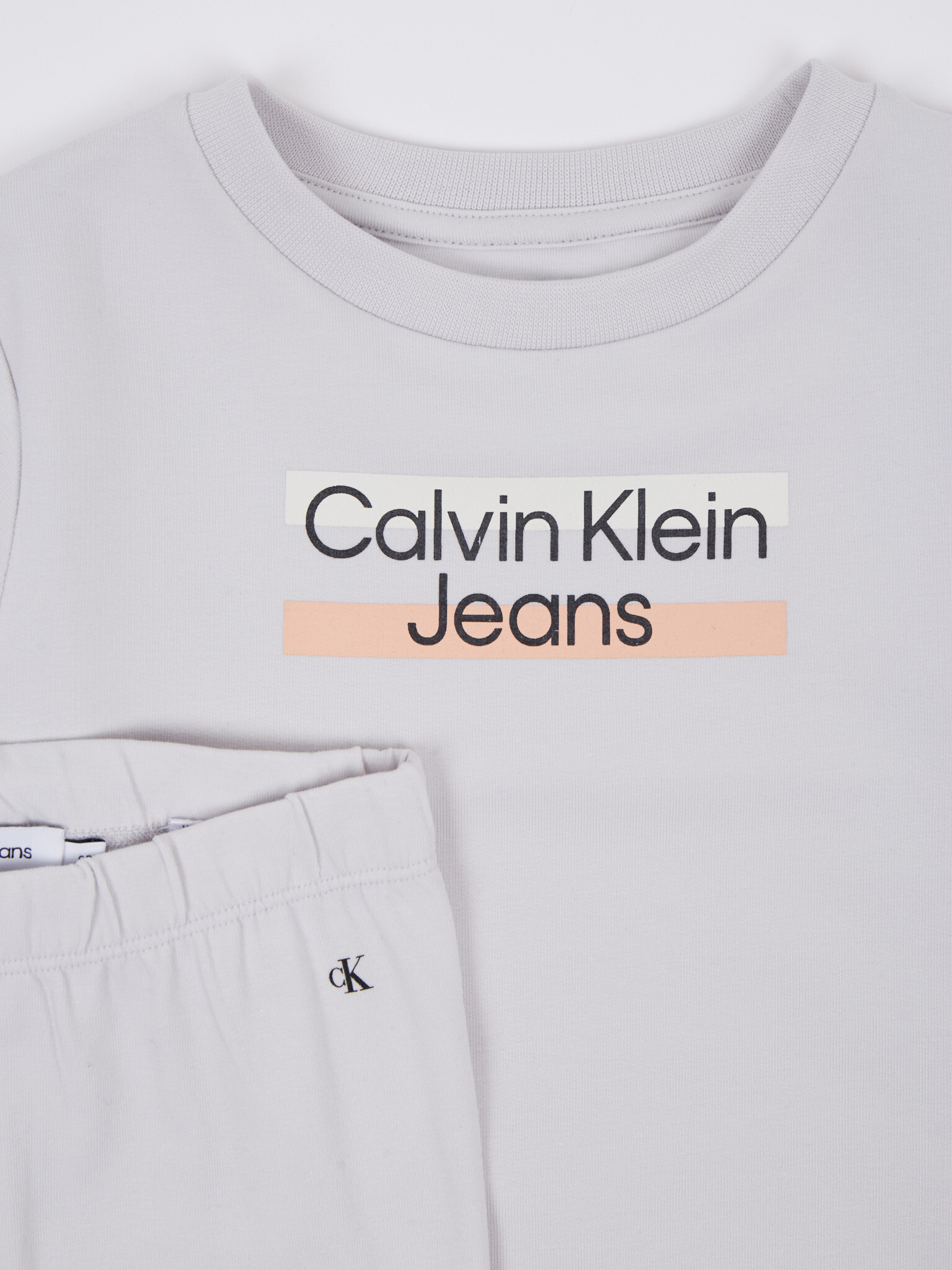 Calvin Klein Jeans Tepláková souprava dětská Šedá - Pepit.cz