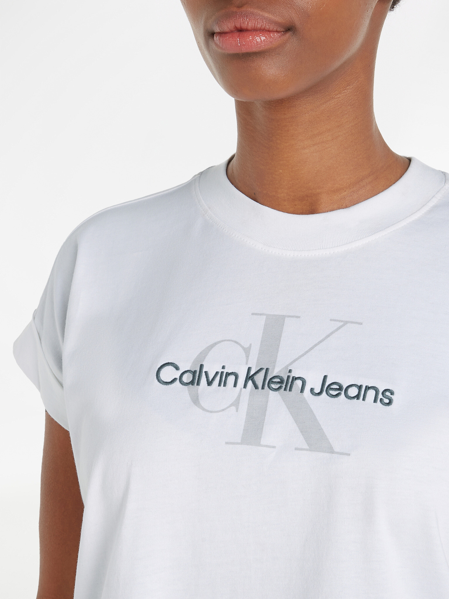 Calvin Klein Jeans Triko Bílá - Pepit.cz