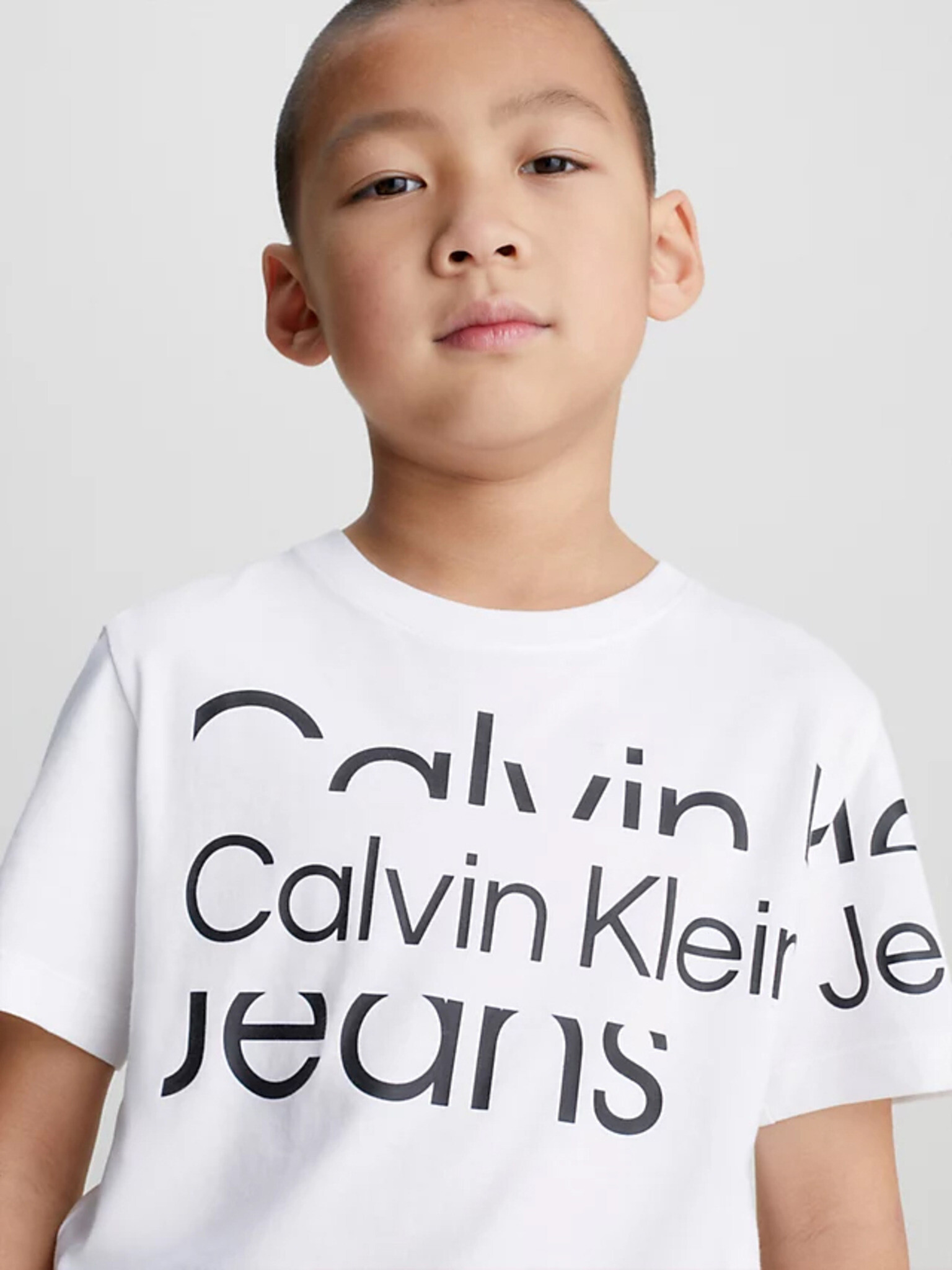 Calvin Klein Jeans Triko dětské Bílá - Pepit.cz