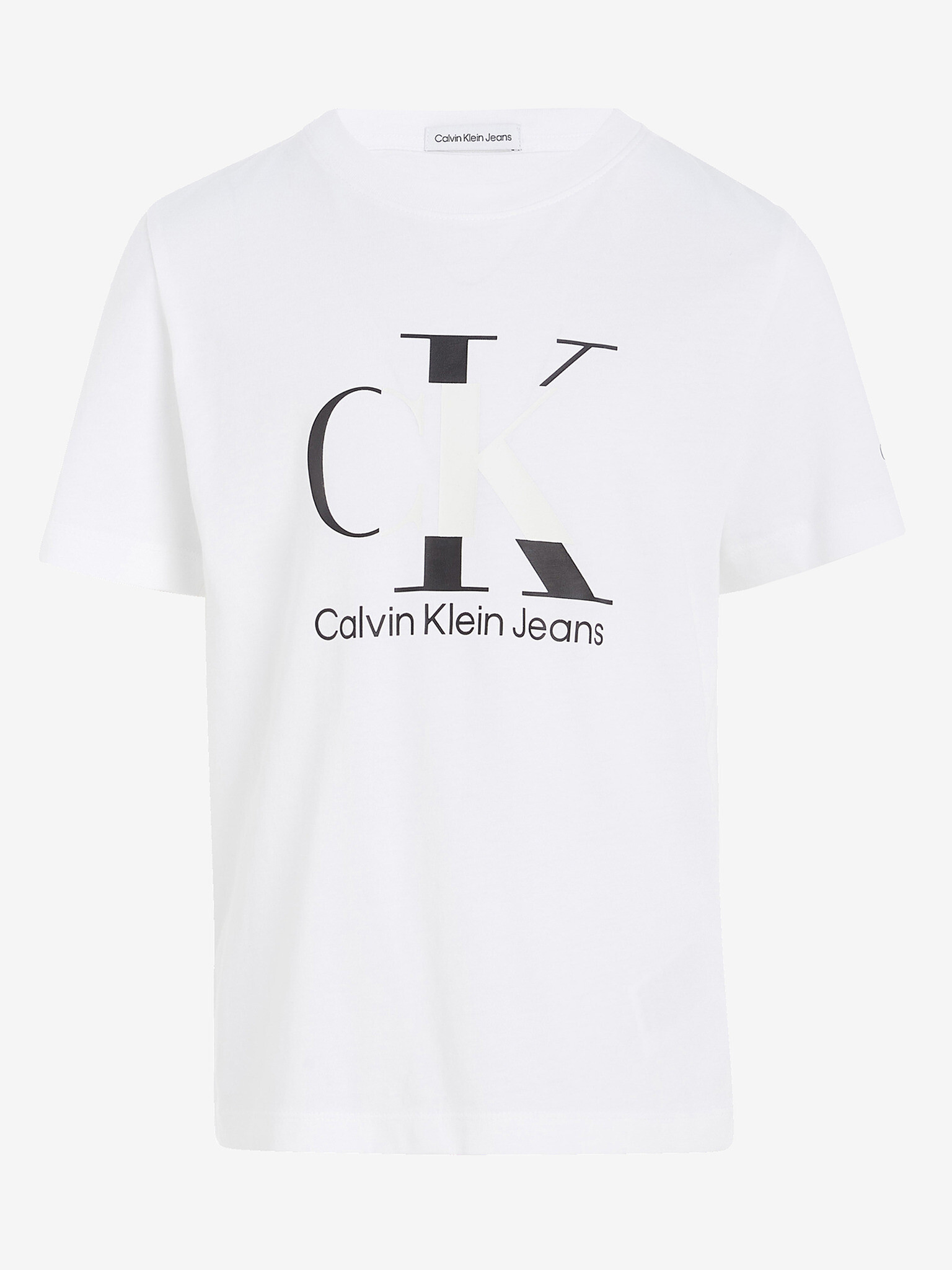 Calvin Klein Jeans Triko dětské Bílá - Pepit.cz