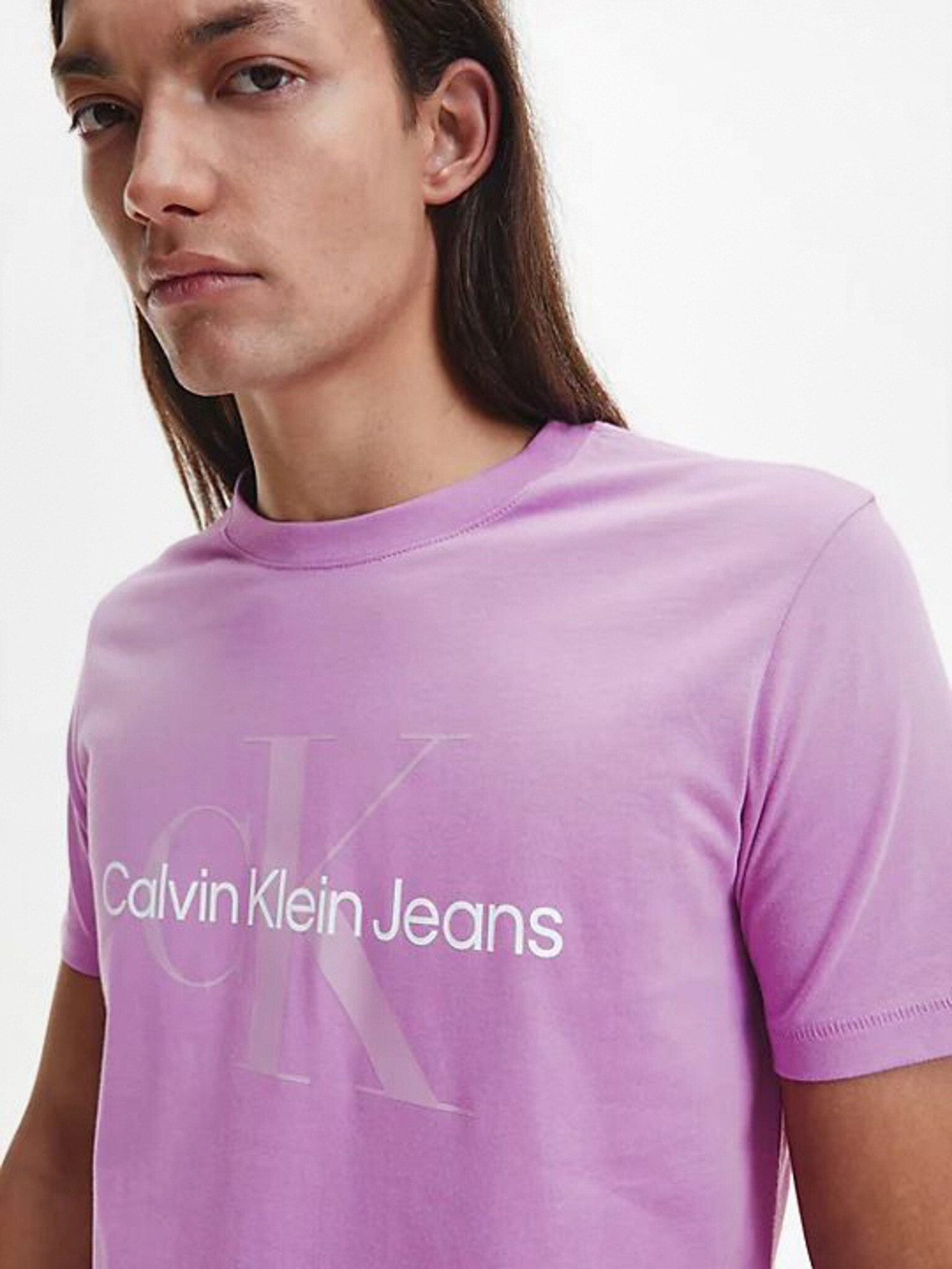 Calvin Klein Jeans Triko Fialová - Pepit.cz