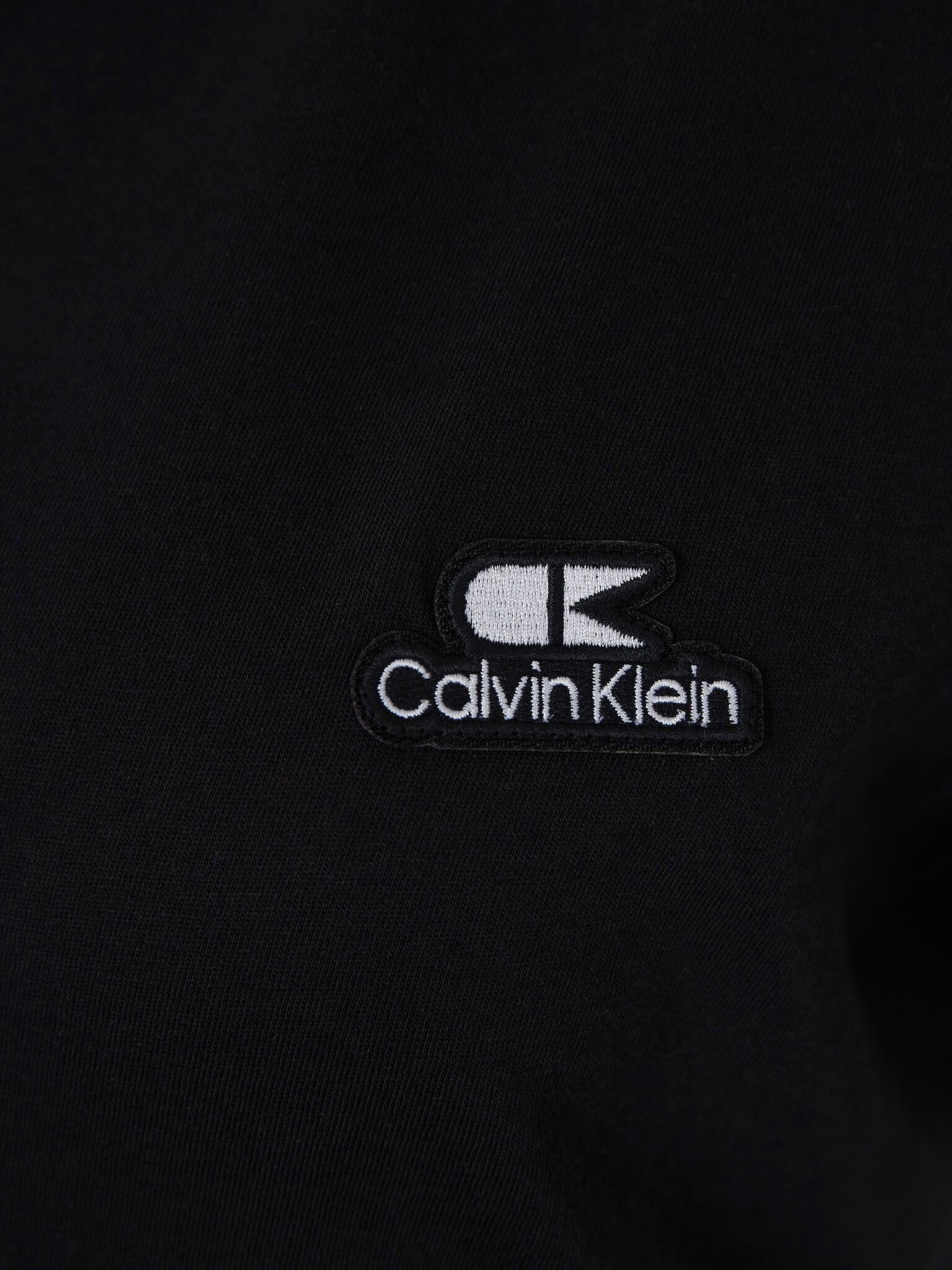 Calvin Klein Jeans Vintage Logo Small Triko Černá - Pepit.cz