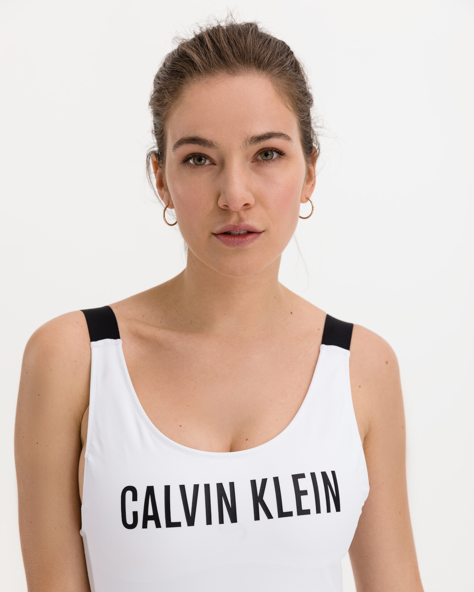 Calvin Klein Jednodílné plavky Bílá - Pepit.cz