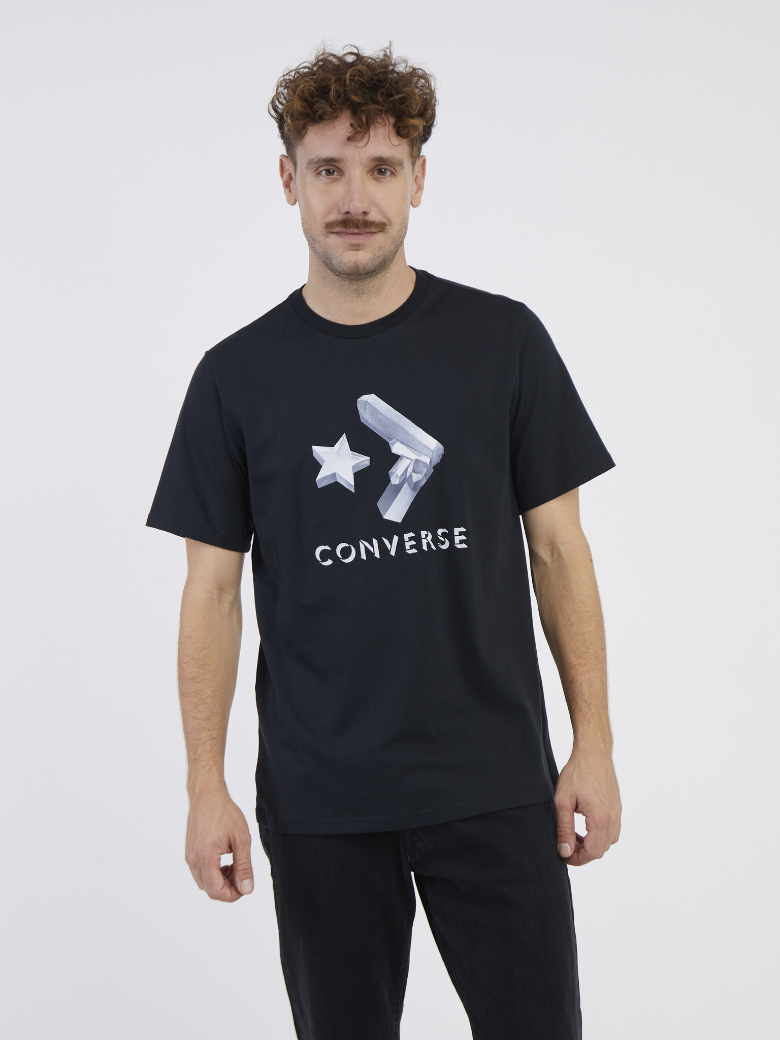 Converse Triko Černá - Pepit.cz