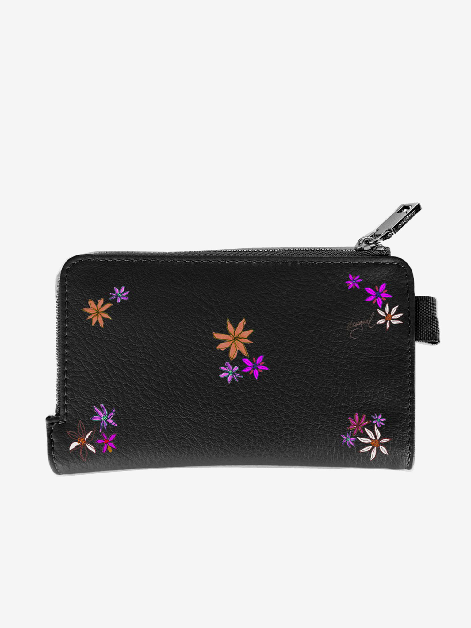 Desigual Flor Yvette Emma 2.0 Maxi Peněženka Černá - Pepit.cz