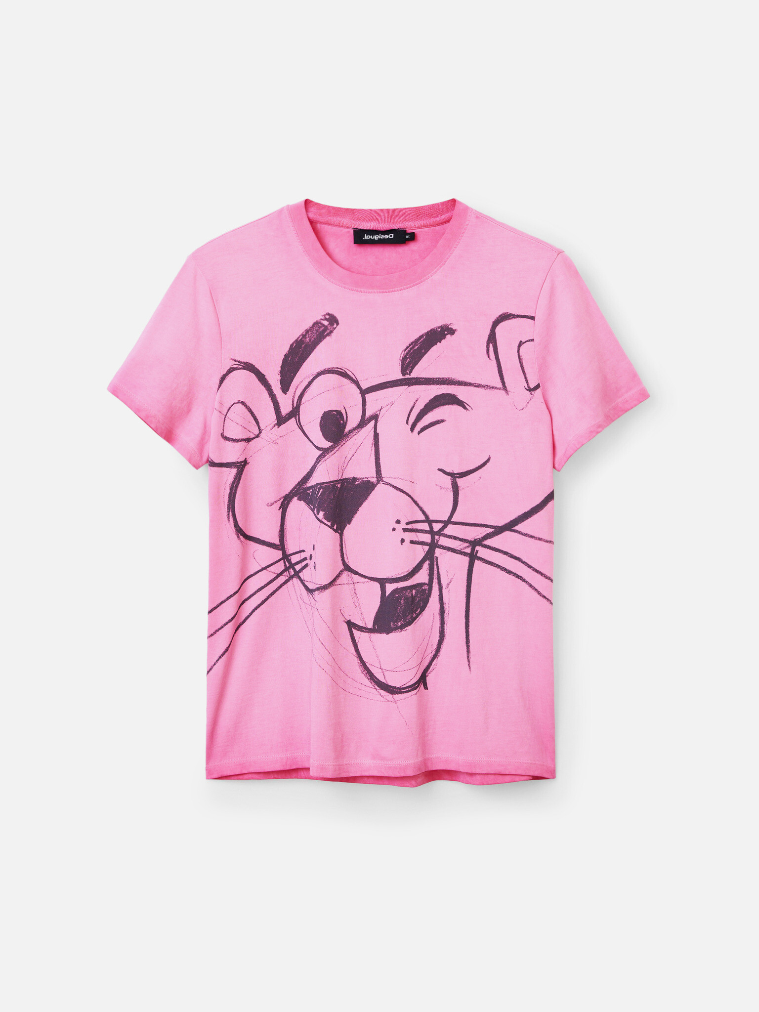 Desigual Pink Panther Smile Triko Růžová - Pepit.cz