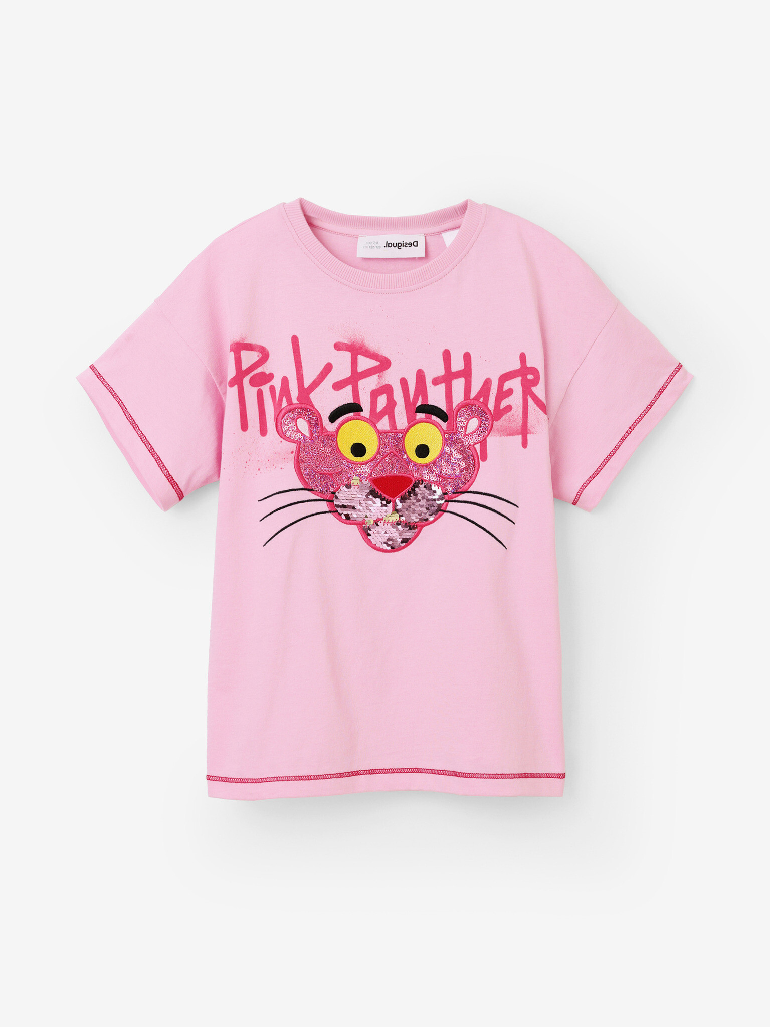 Desigual Pink Panther Triko dětské Růžová - Pepit.cz