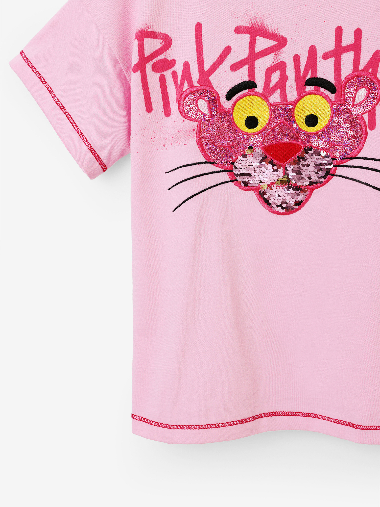 Desigual Pink Panther Triko dětské Růžová - Pepit.cz