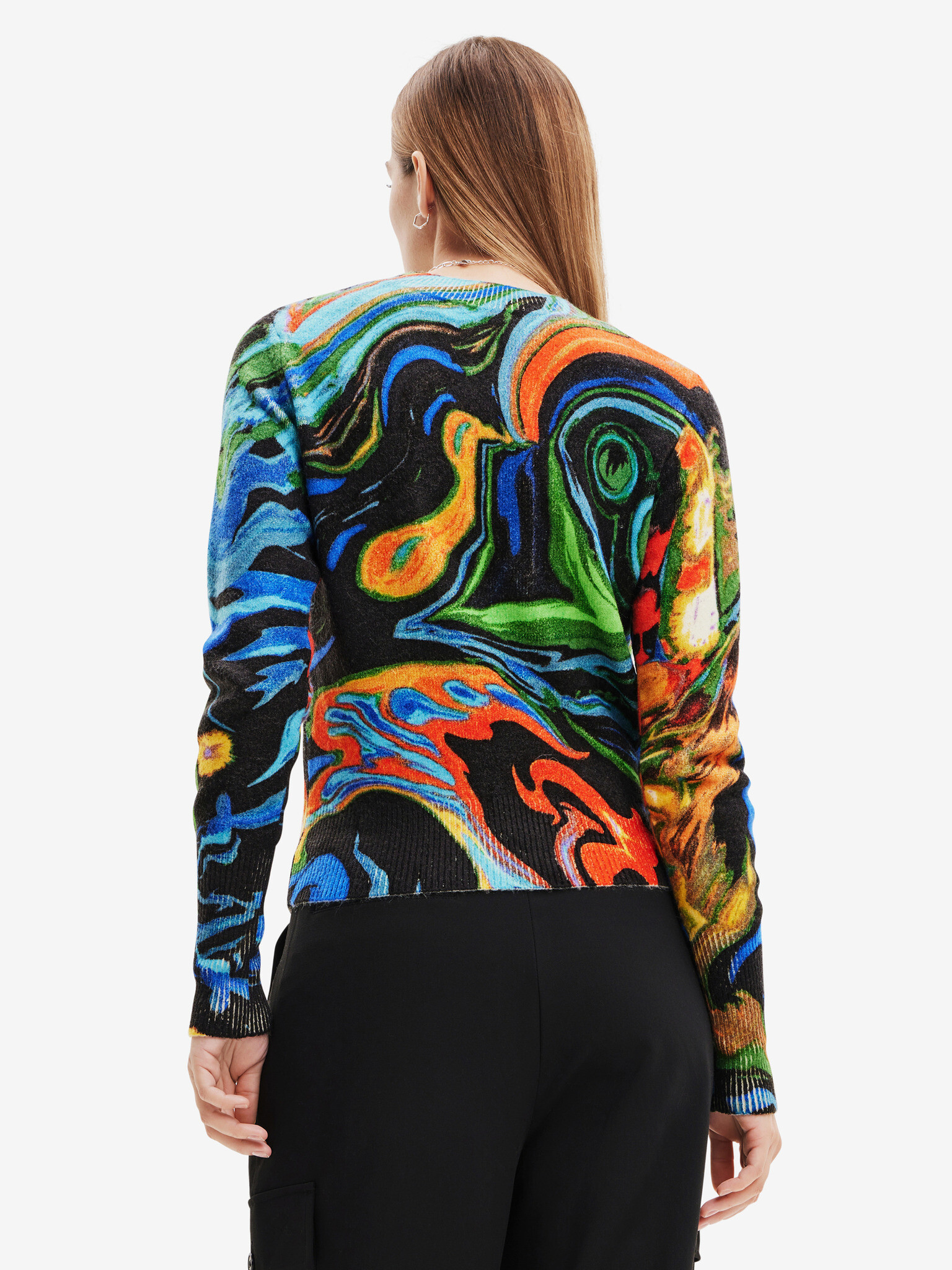 Desigual Psyque - Lacroix Svetr Černá - Pepit.cz