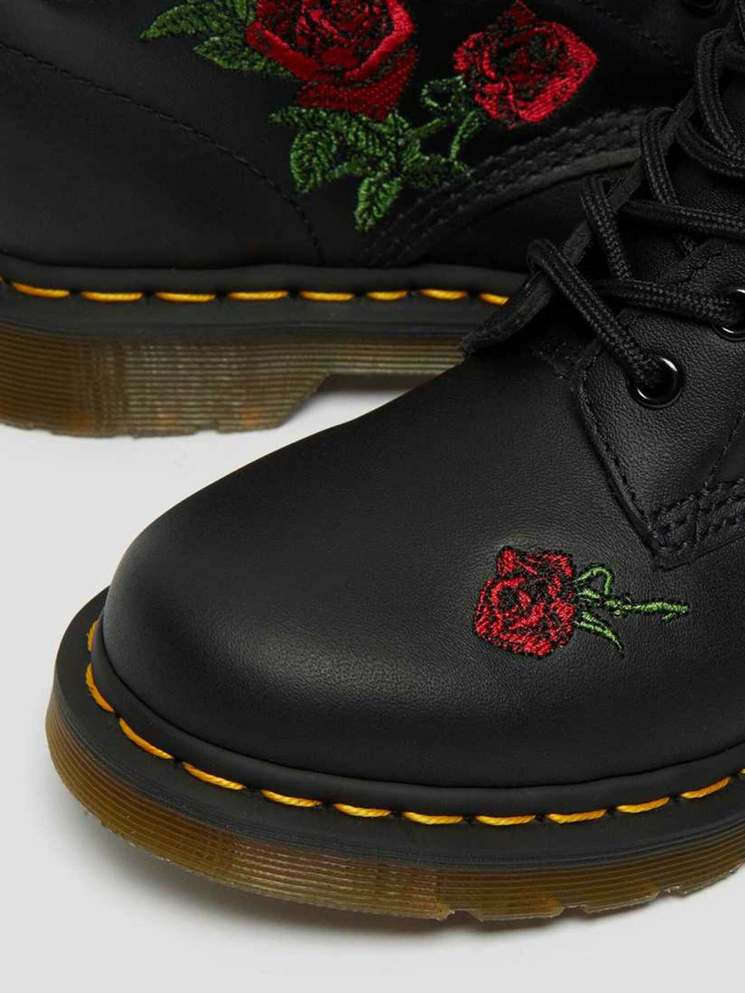 Dr. Martens 1460 Vonda Floral Leather Kotníková obuv Černá - Pepit.cz