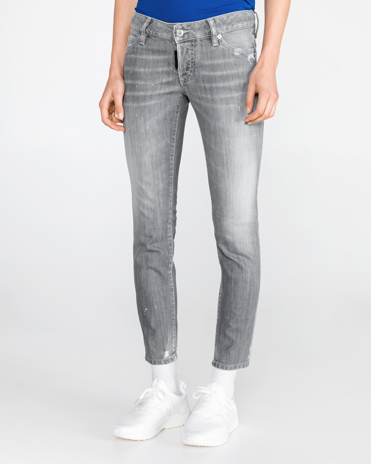 DSQUARED2 Jennifer Jeans Šedá - Pepit.cz