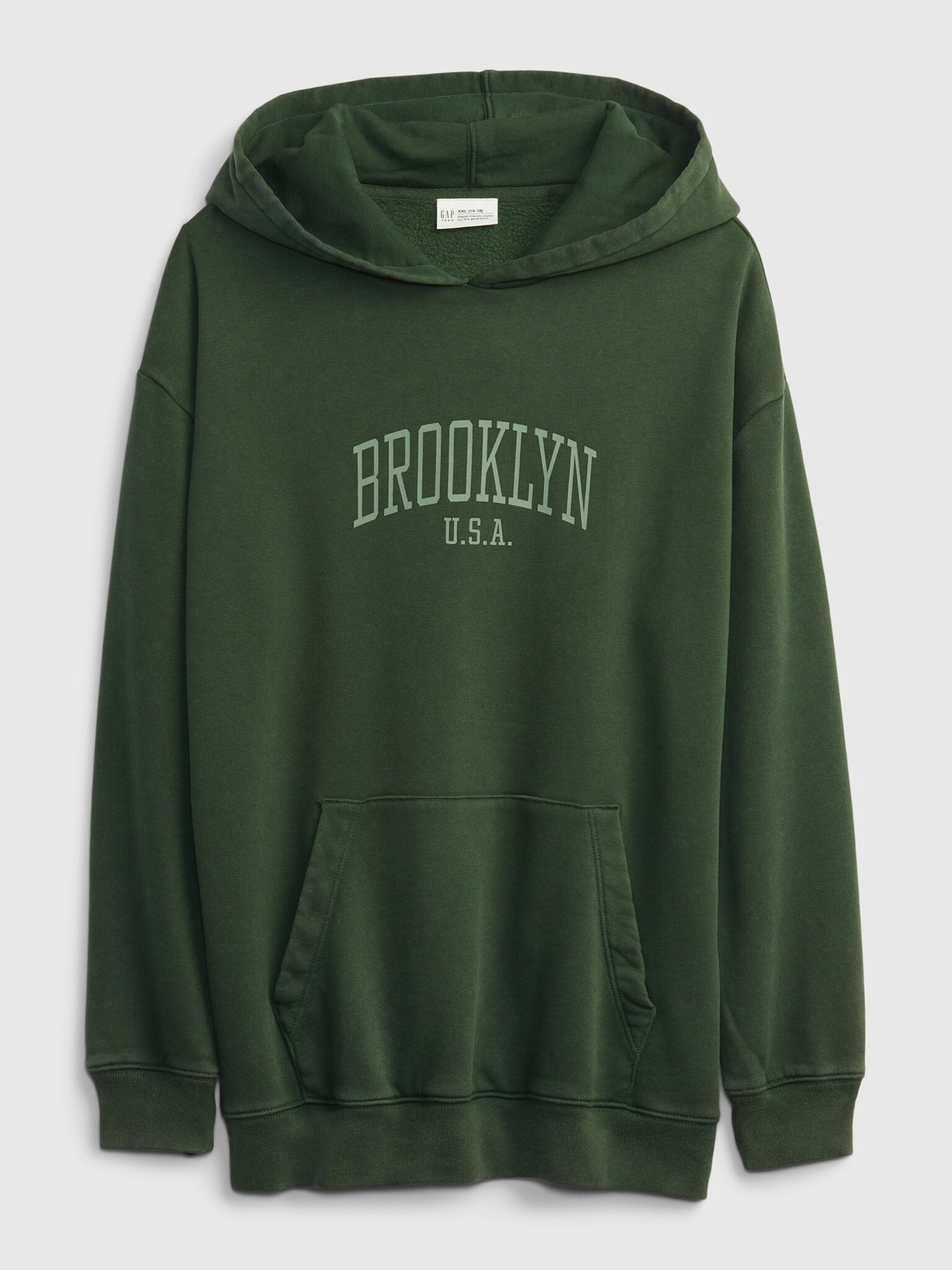 GAP Brooklyn Mikina dětská Zelená - Pepit.cz