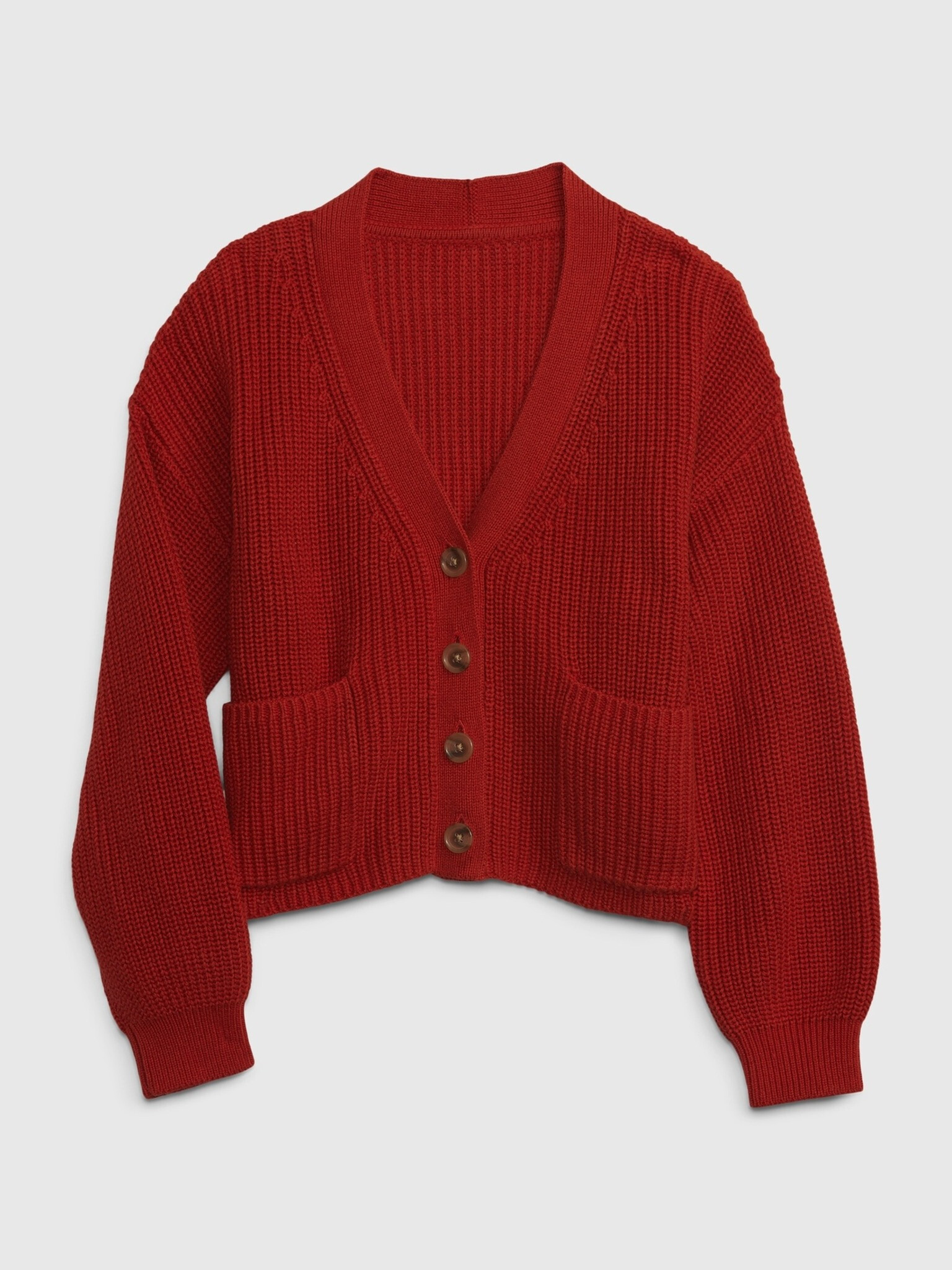 GAP Cardigan dětský Červená - Pepit.cz