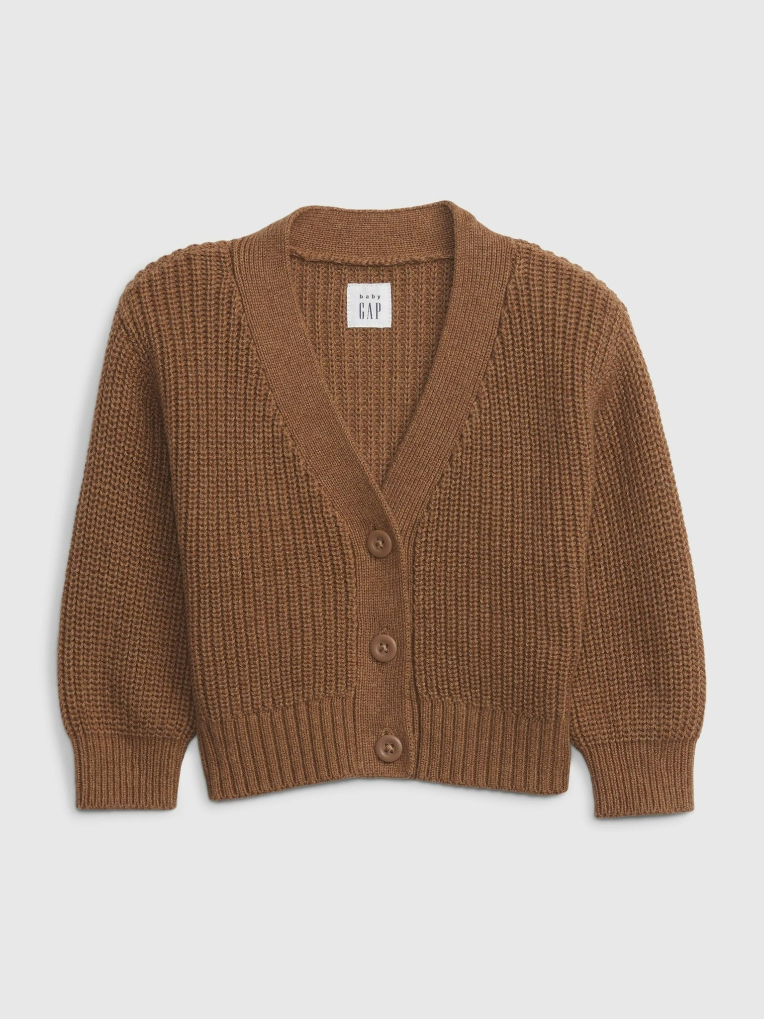 GAP Cardigan dětský Hnědá - Pepit.cz