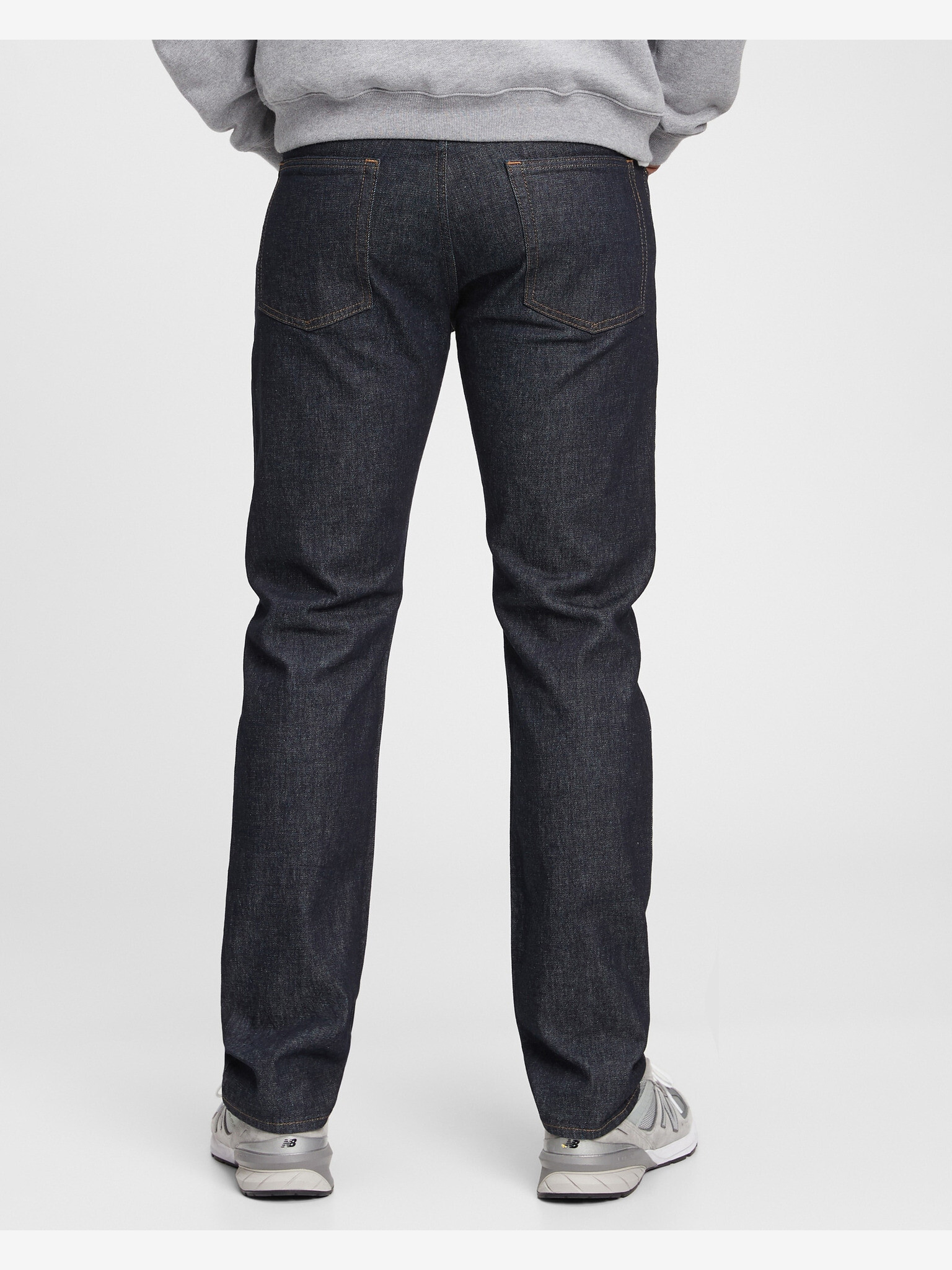 GAP Flex Slim Straight Jeans Modrá - Pepit.cz