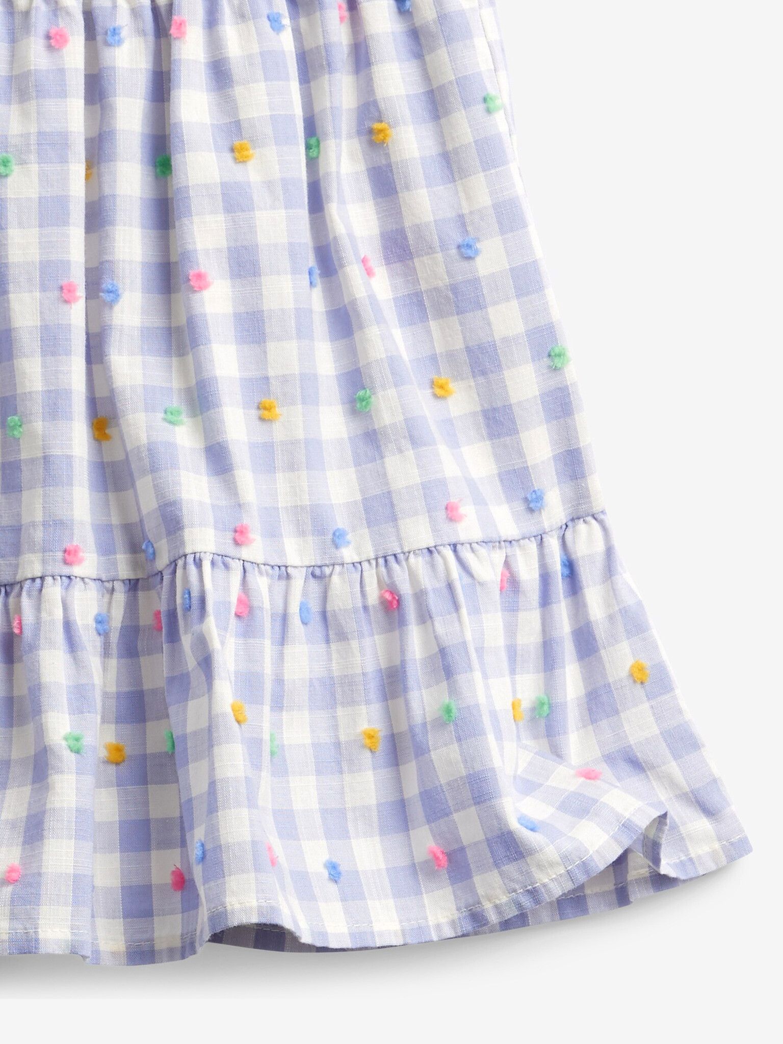 GAP Gingham Sukně dětská Modrá - Pepit.cz