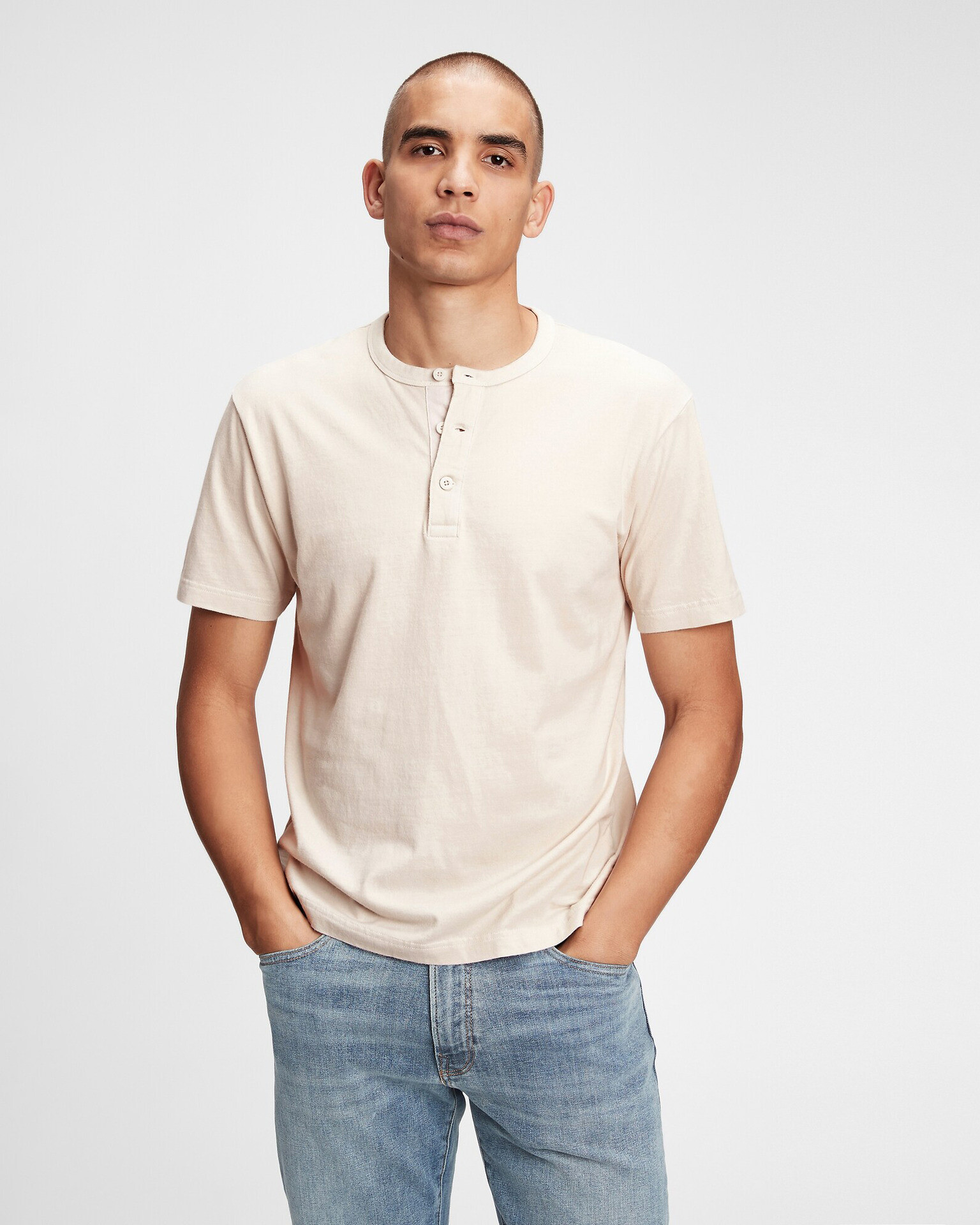 GAP Henley Triko Zelená - Pepit.cz