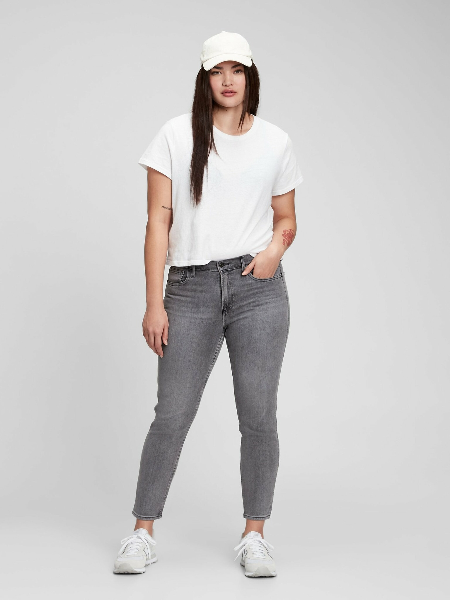 GAP Jeans Šedá - Pepit.cz