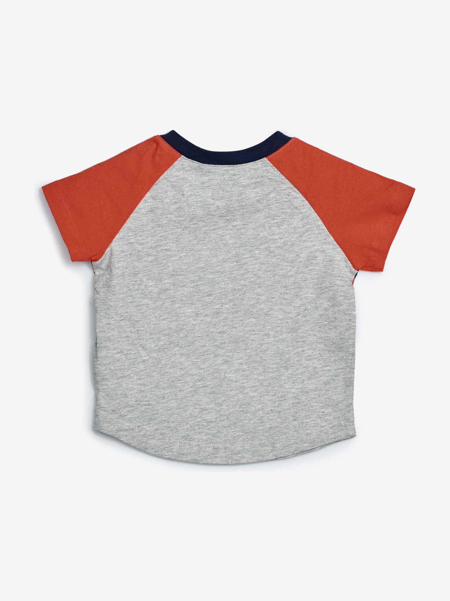 GAP Logo Arch Raglan Triko dětské Červená Šedá - Pepit.cz