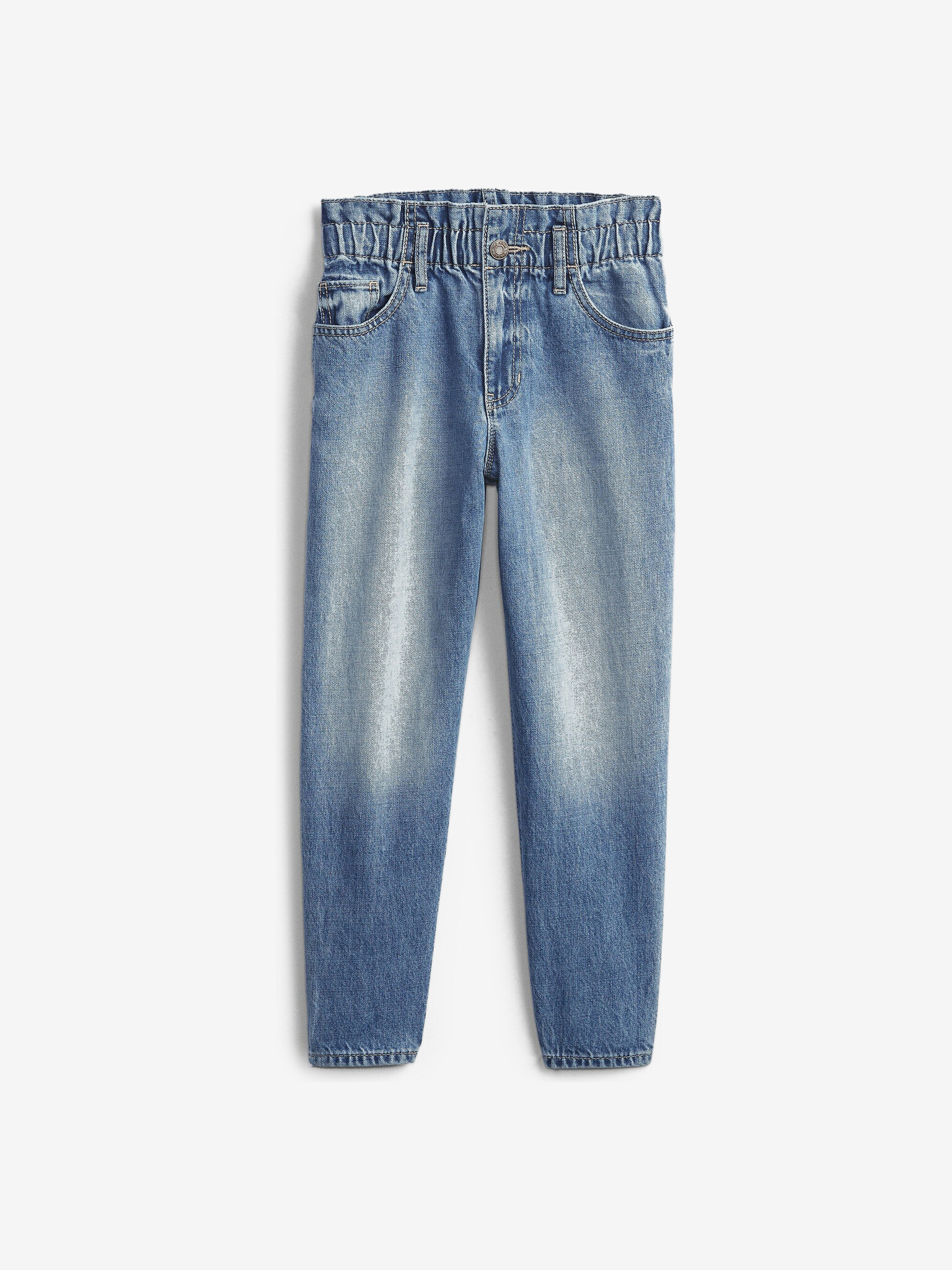 GAP Mom Jeans dětské Modrá - Pepit.cz