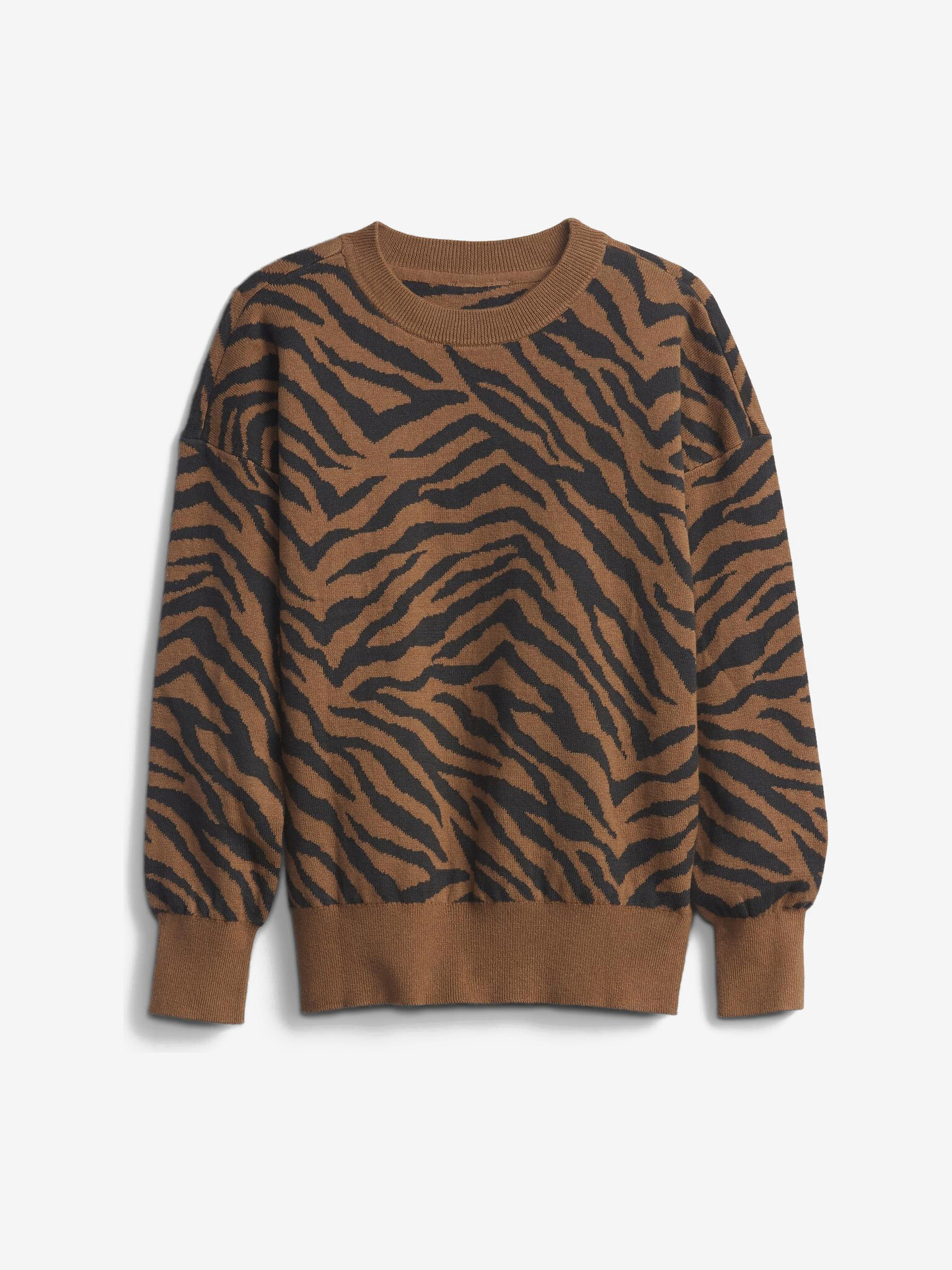 GAP Novelty Slouchy Svetr dětský Hnědá - Pepit.cz