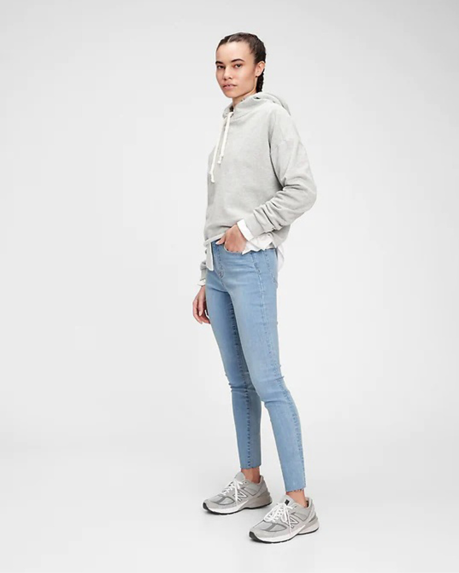 GAP The Gen Good High Rise True Skinny Jeans Modrá - Pepit.cz