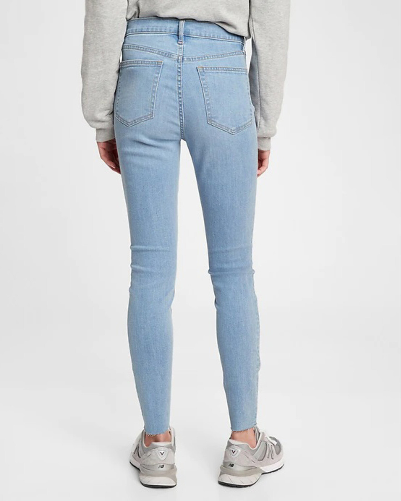 GAP The Gen Good High Rise True Skinny Jeans Modrá - Pepit.cz