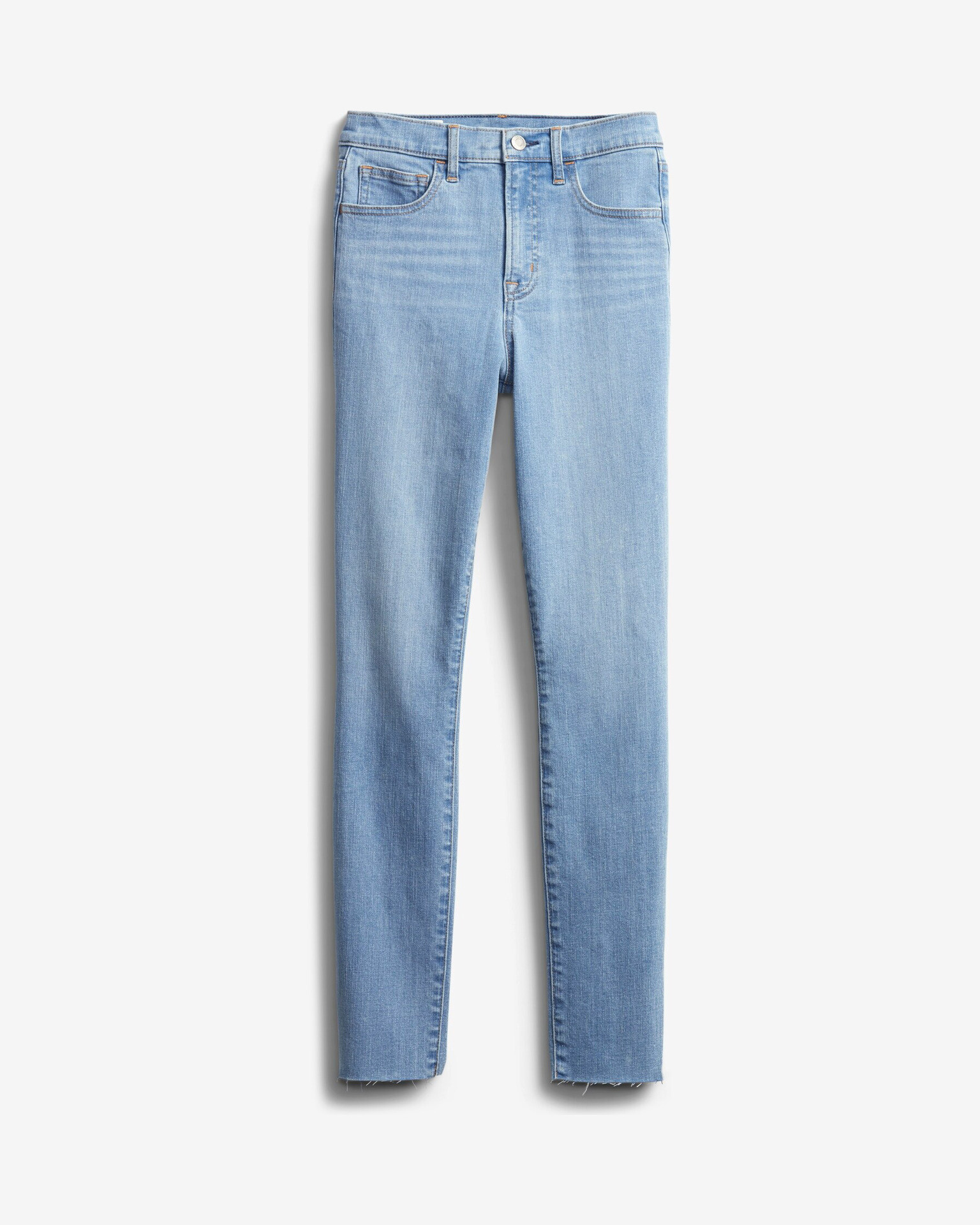 GAP The Gen Good High Rise True Skinny Jeans Modrá - Pepit.cz