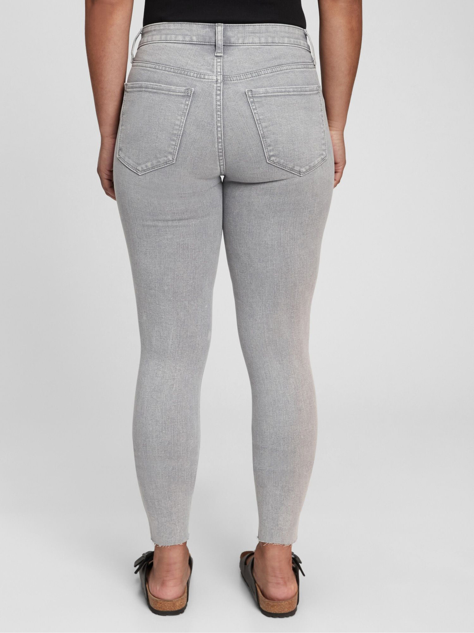 GAP Universal Jegging Mr Gray Aline Jeans Šedá - Pepit.cz