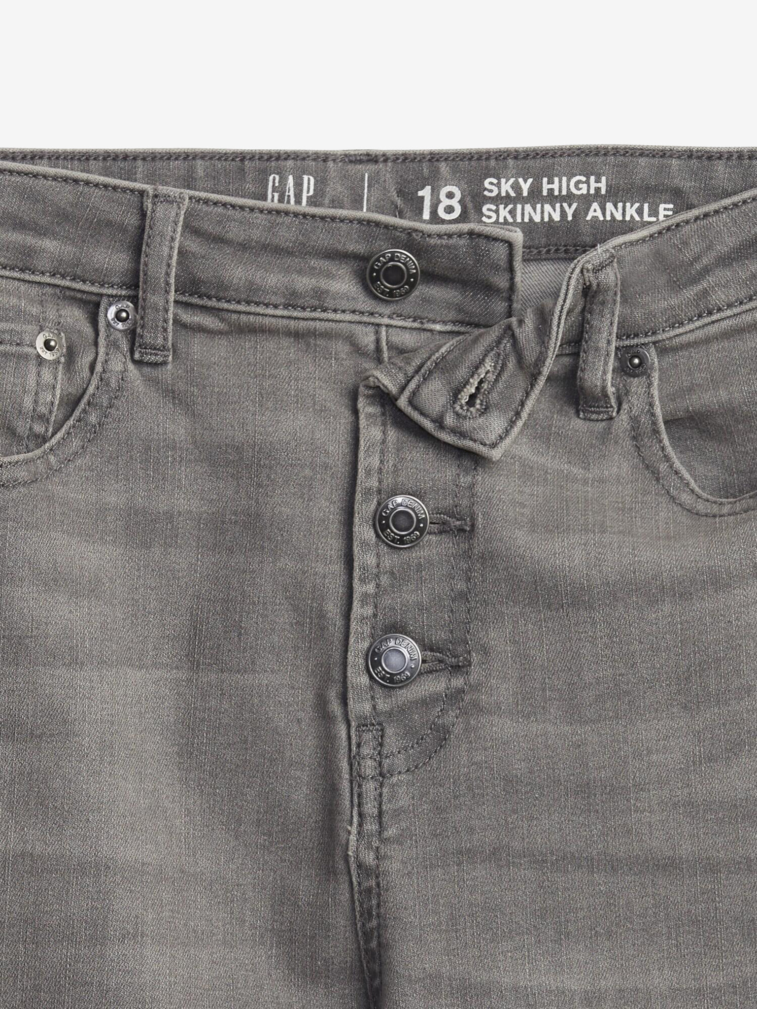 GAP Washwell™ Skinny Jeans dětské Šedá - Pepit.cz