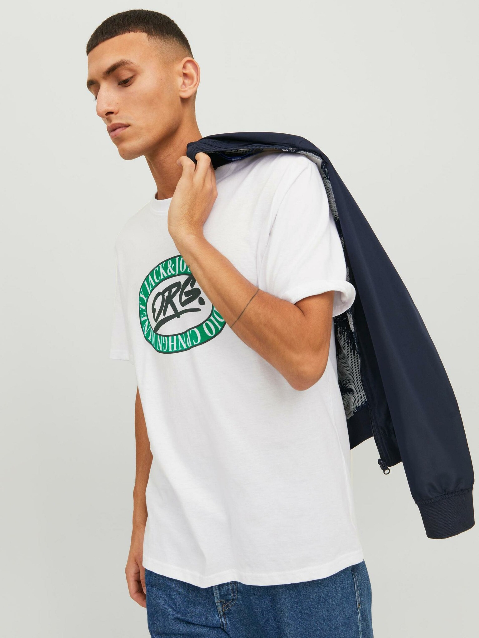 Jack & Jones Arthur Triko Bílá - Pepit.cz