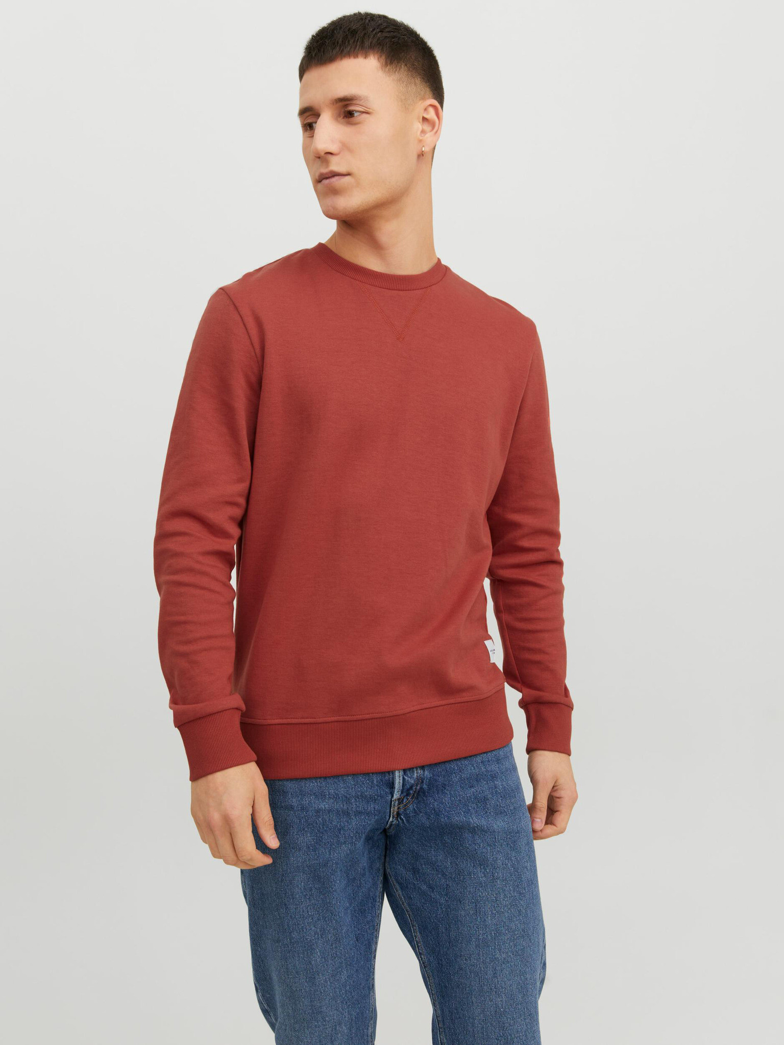 Jack & Jones Basic Mikina Oranžová - Pepit.cz