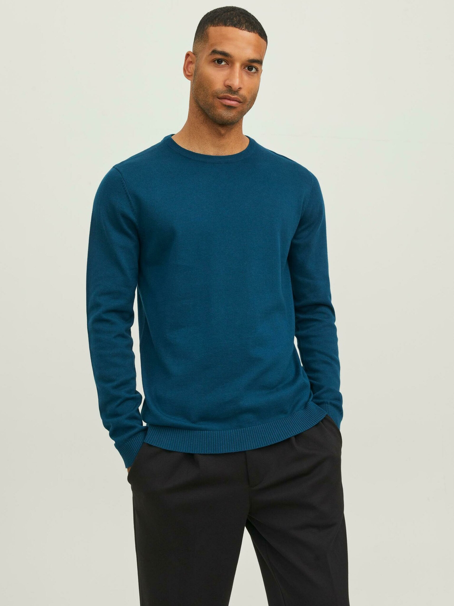 Jack & Jones Basic Svetr Modrá - Pepit.cz