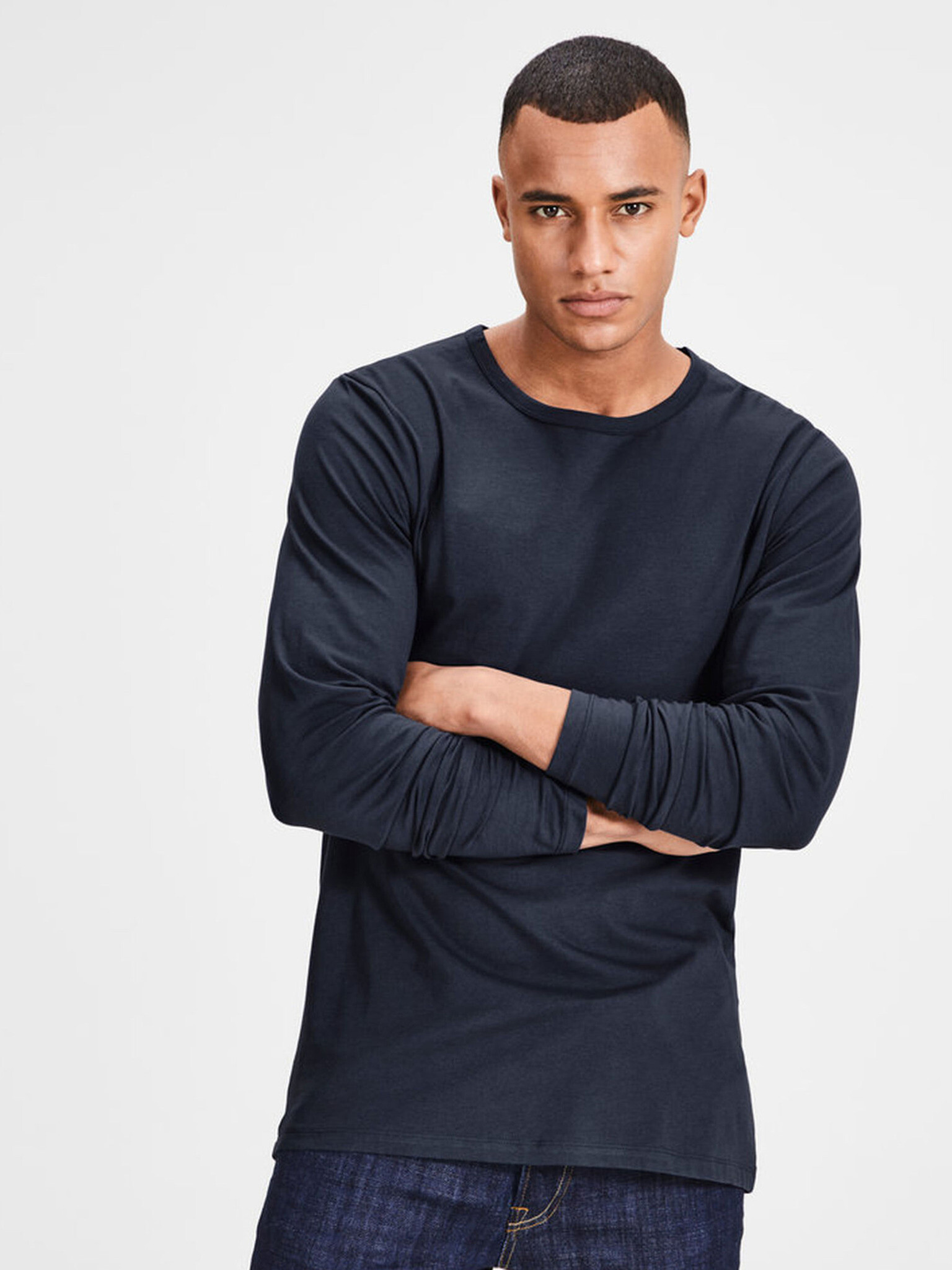 Jack & Jones Basic Triko Modrá - Pepit.cz