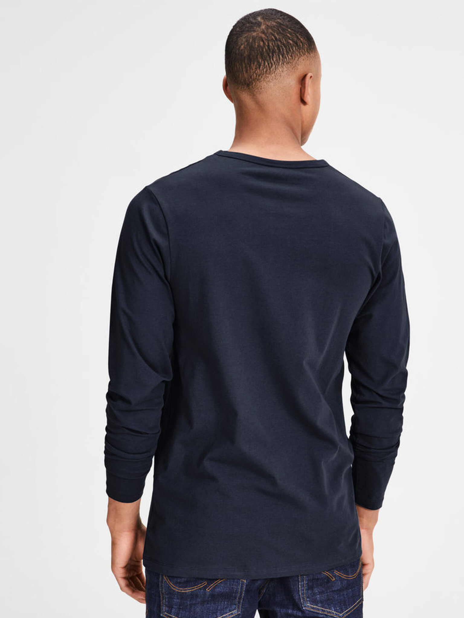 Jack & Jones Basic Triko Modrá - Pepit.cz