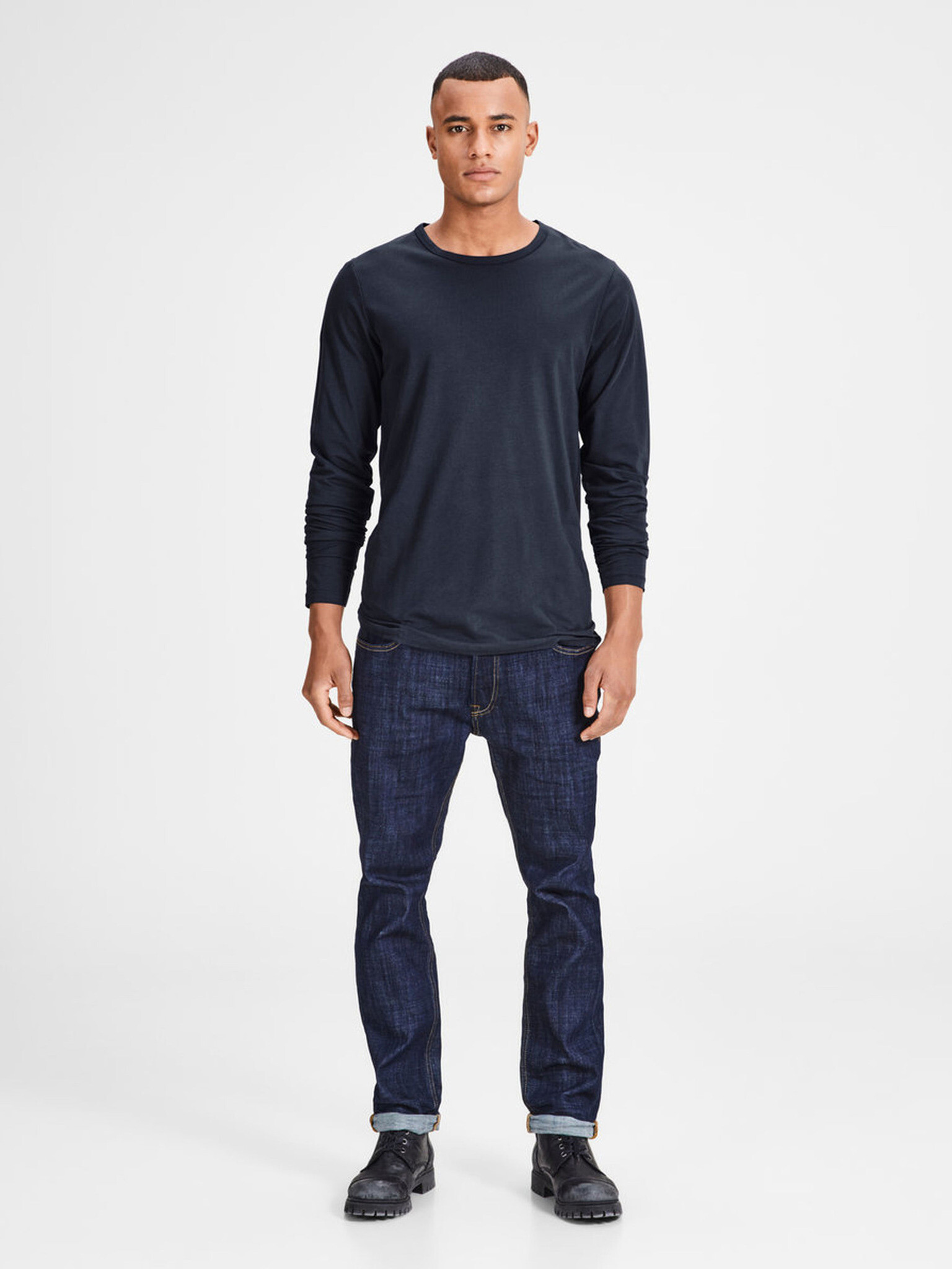 Jack & Jones Basic Triko Modrá - Pepit.cz