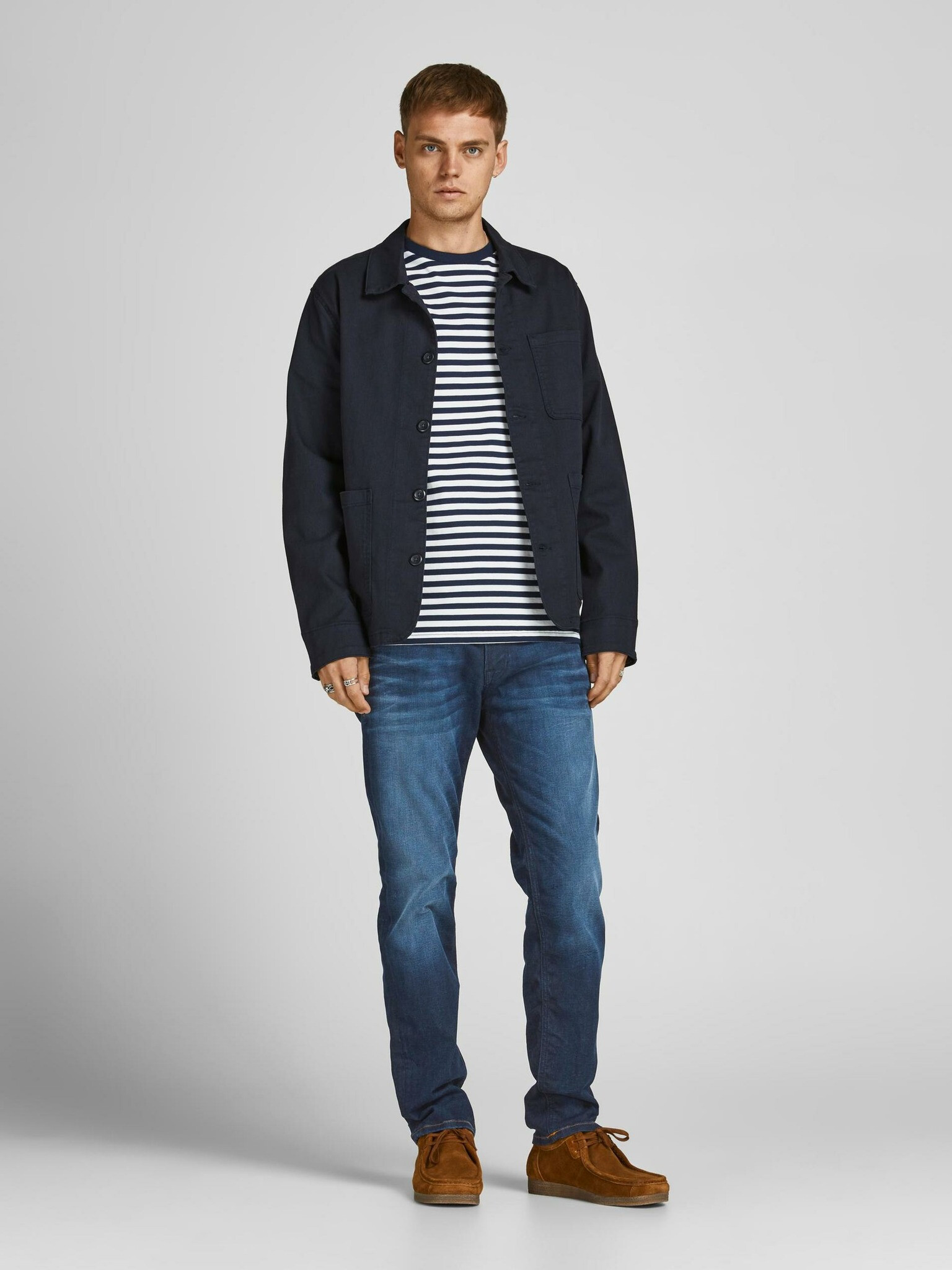 Jack & Jones Clark Jeans Modrá - Pepit.cz