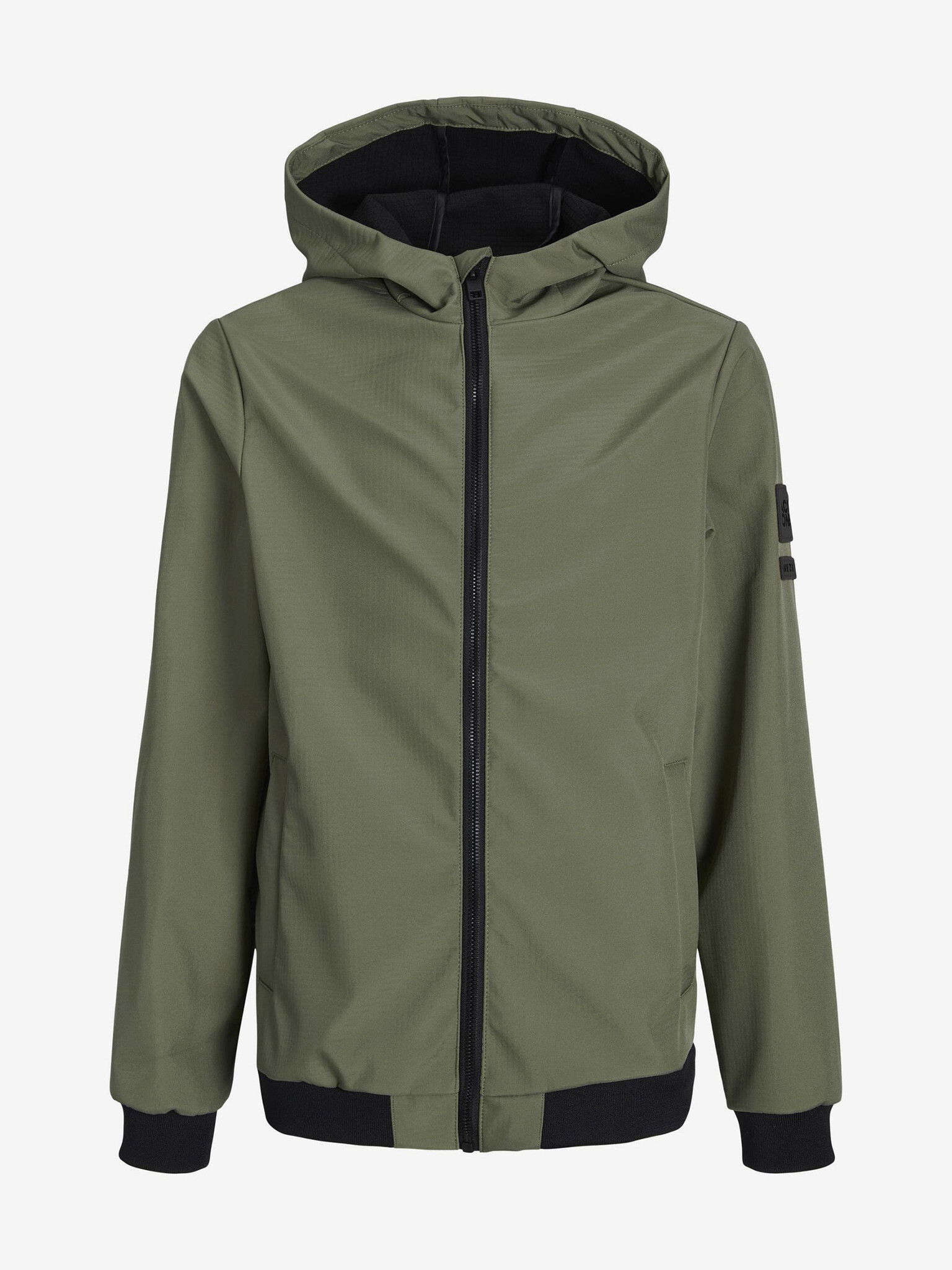 Jack & Jones Classic Waffle Bunda dětská Zelená - Pepit.cz