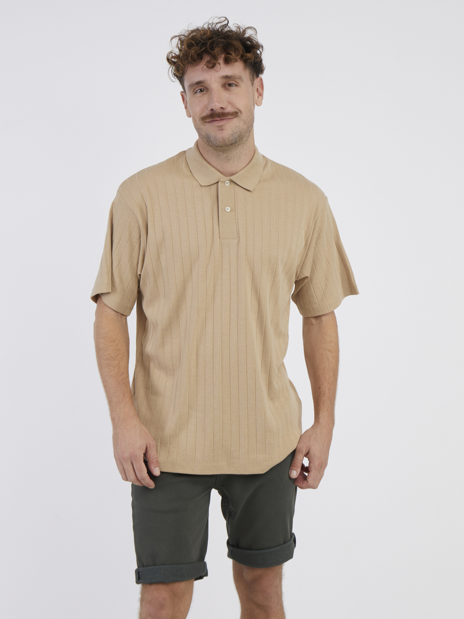 Jack & Jones Connor Polo triko Béžová - Pepit.cz