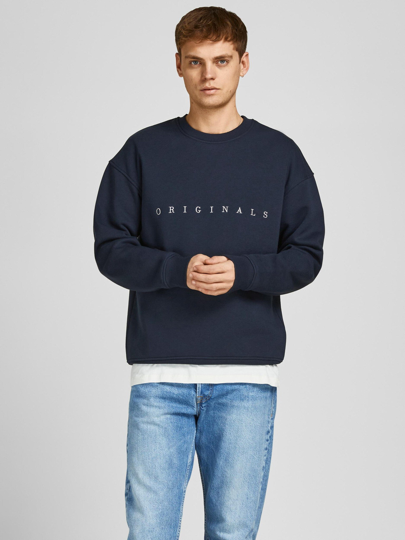 Jack & Jones Copenhagen Mikina Modrá - Pepit.cz